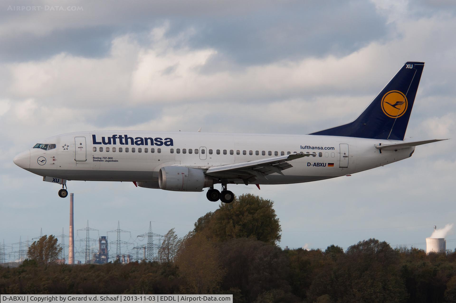 D-ABXU, 1989 Boeing 737-330 C/N 24282, Düsseldorf, November 2013