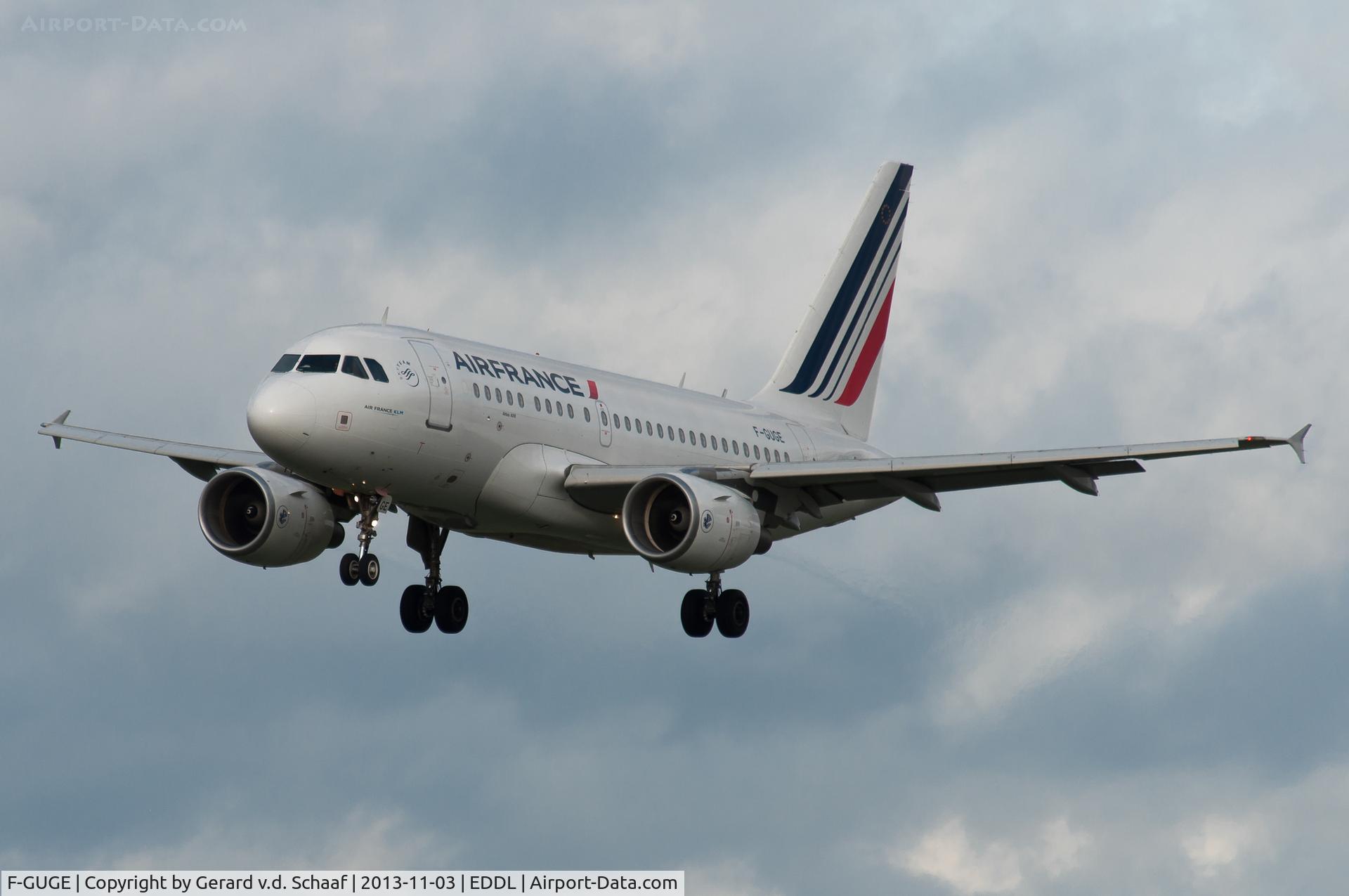F-GUGE, 2003 Airbus A318-111 C/N 2100, Düsseldorf, November 2013
