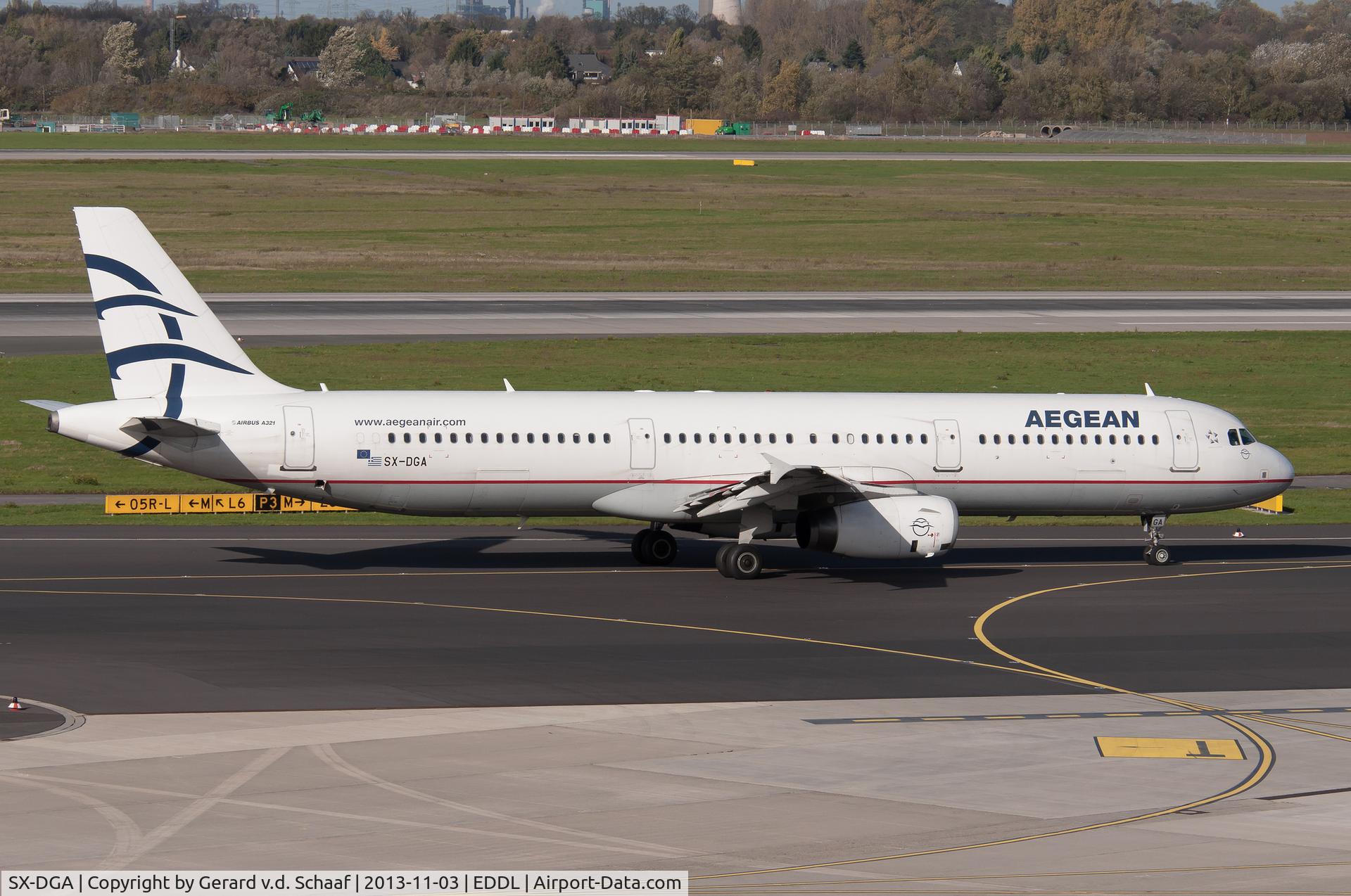SX-DGA, 2009 Airbus A321-231 C/N 3878, Düsseldorf, November 2013