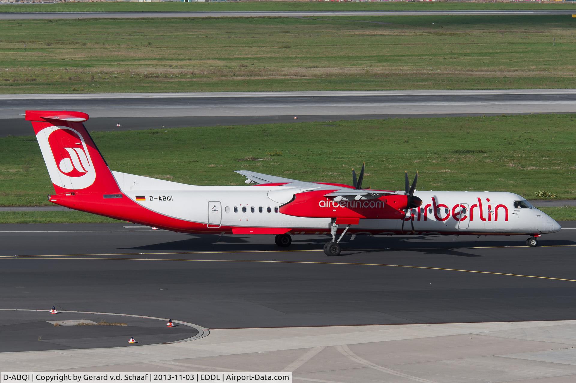 D-ABQI, 2009 De Havilland Canada DHC-8-402Q Dash 8 C/N 4264, Düsseldorf, November 2013