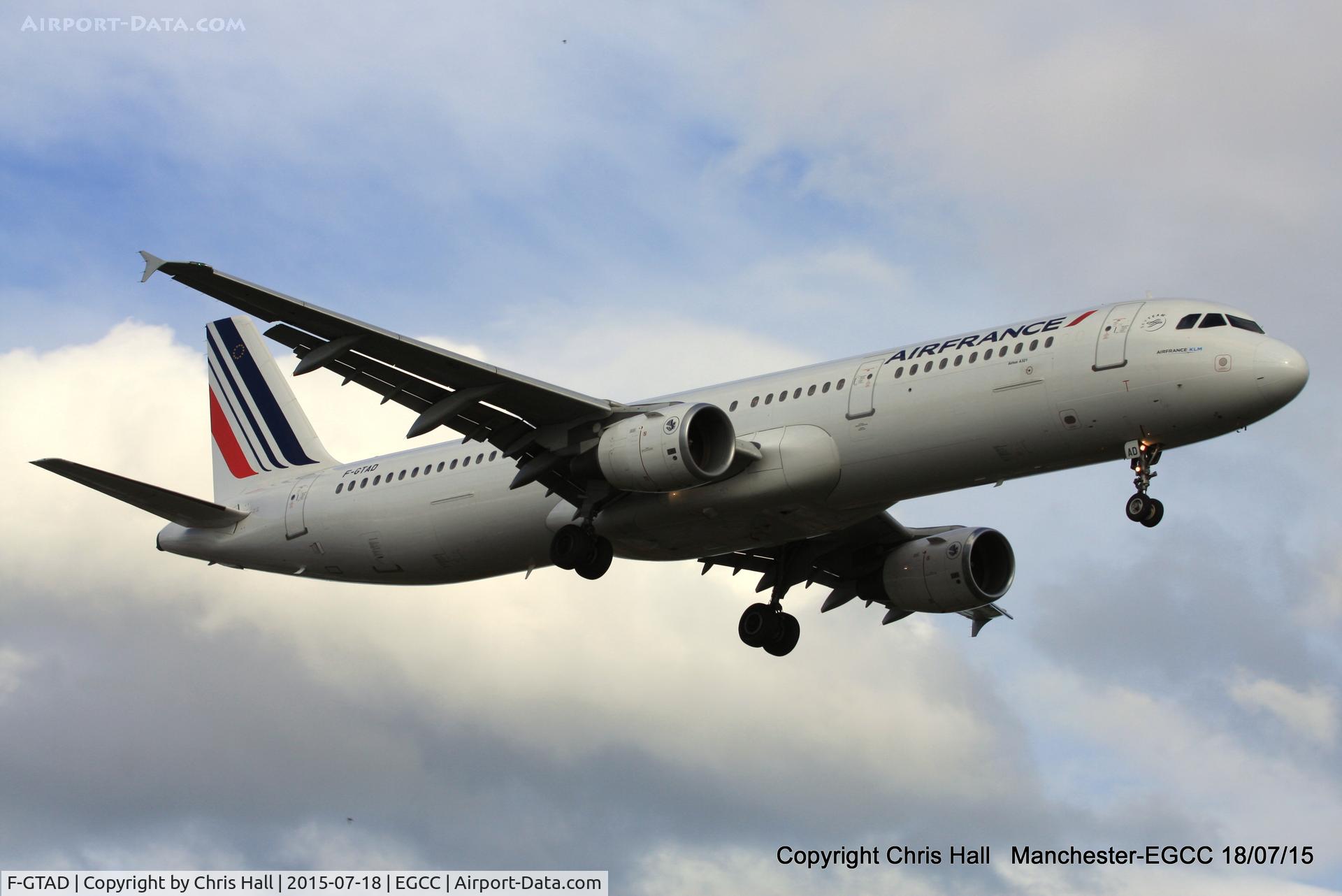 F-GTAD, 1998 Airbus A321-211 C/N 0777, Air France