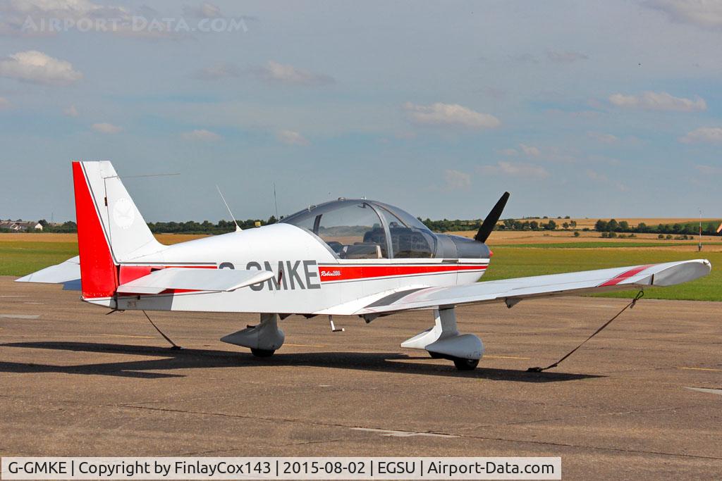 G-GMKE, 1993 Robin HR-200-120B C/N 257, Parked up during the Duxford Summer Car Show 2015