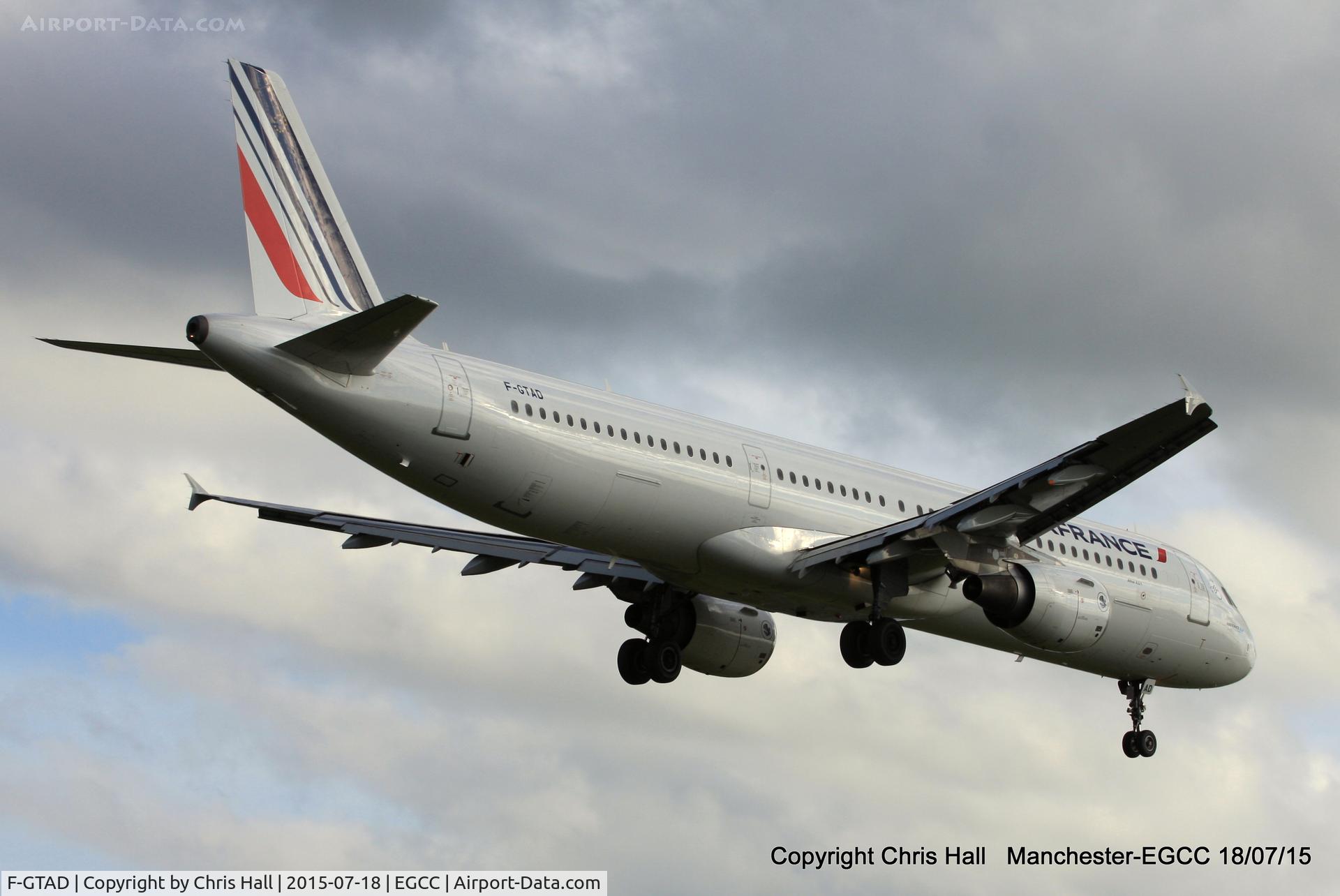 F-GTAD, 1998 Airbus A321-211 C/N 0777, Air France