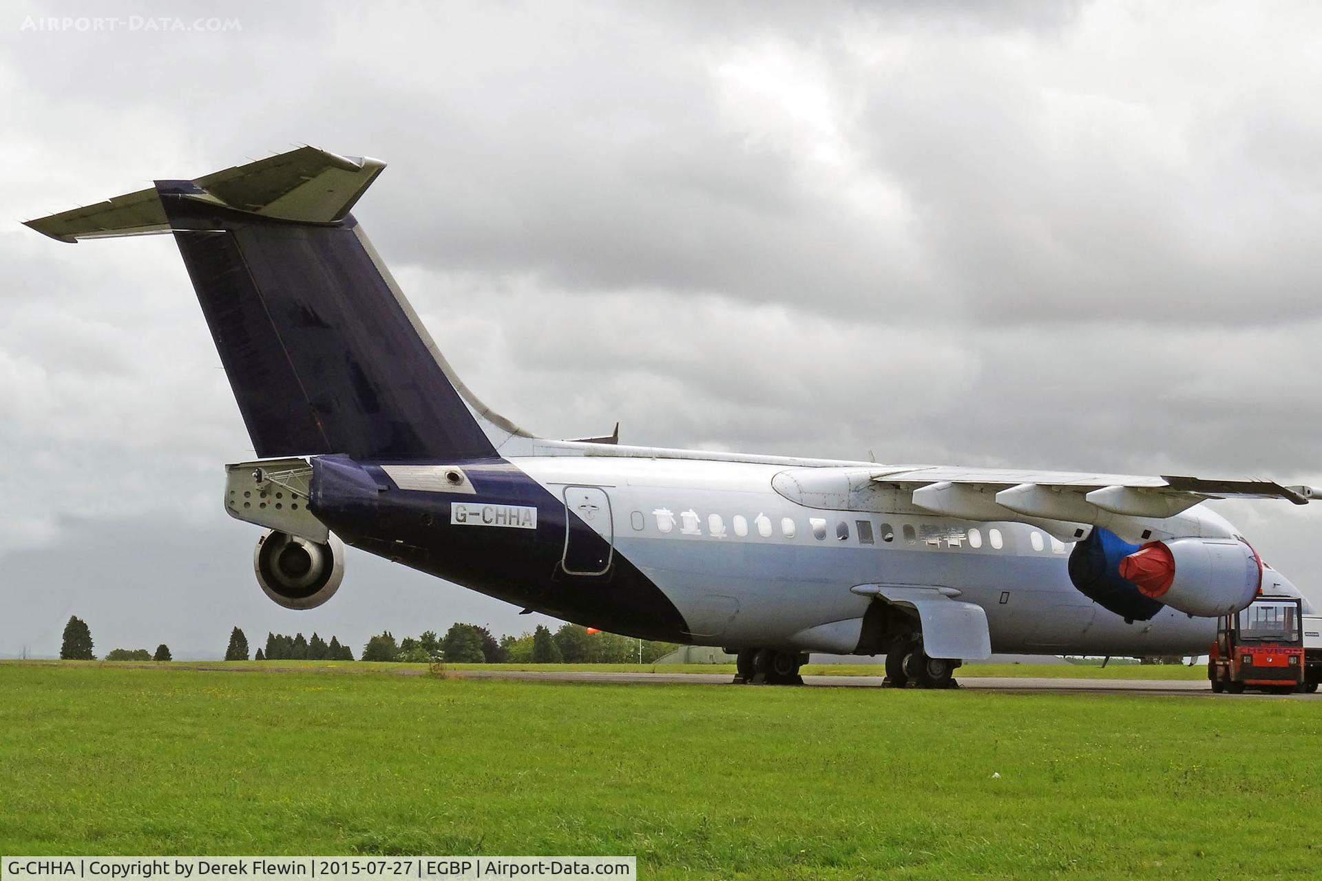 G-CHHA, 1996 British Aerospace Avro 146-RJ85 C/N E.2295, Avro 146-RJ85, Brussels Airlines, previously G-6-295, OO-DJV, stored.