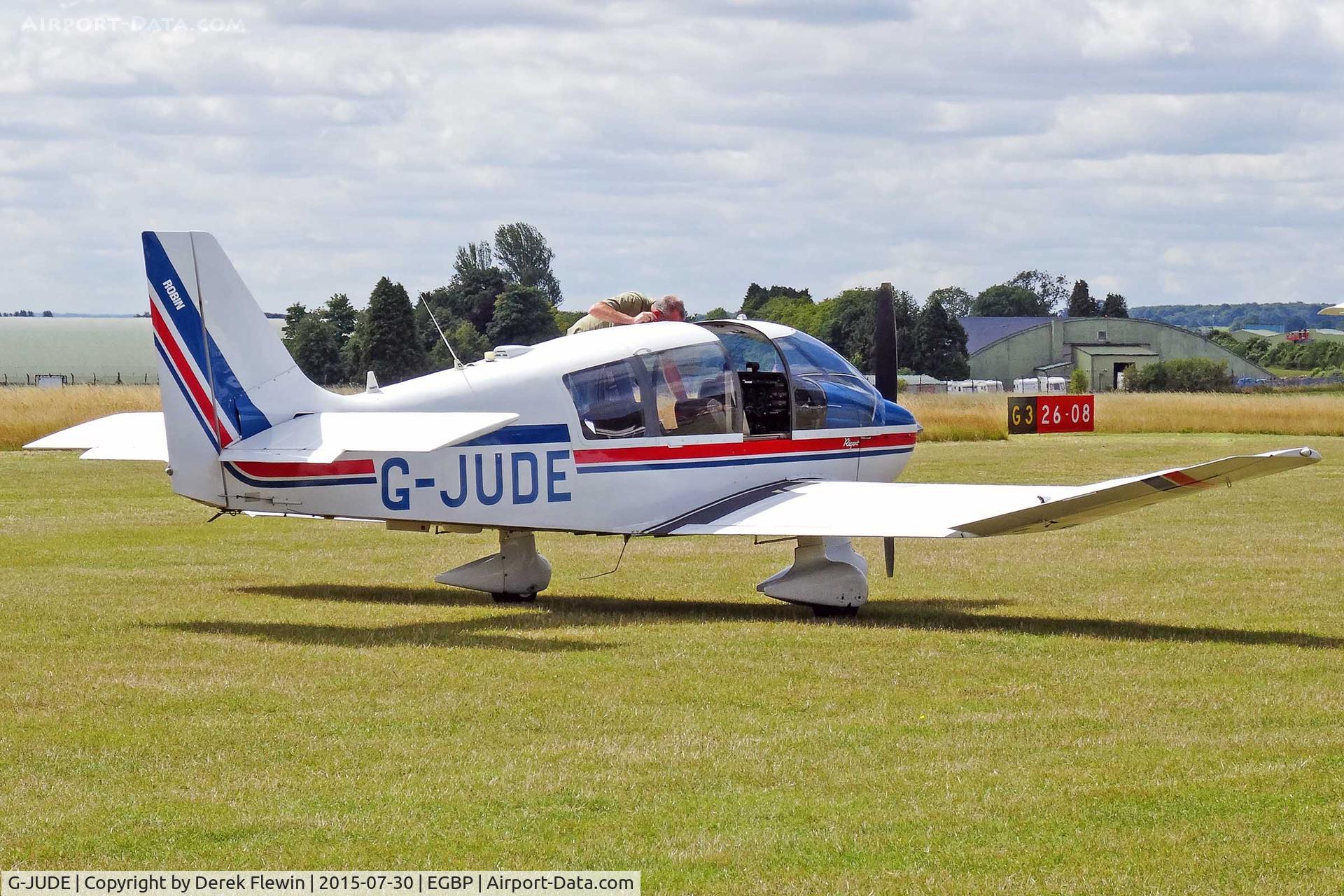 G-JUDE, 1988 Robin DR-400-180 Regent Regent C/N 1869, Regent, Woodvale based, seen parked up.