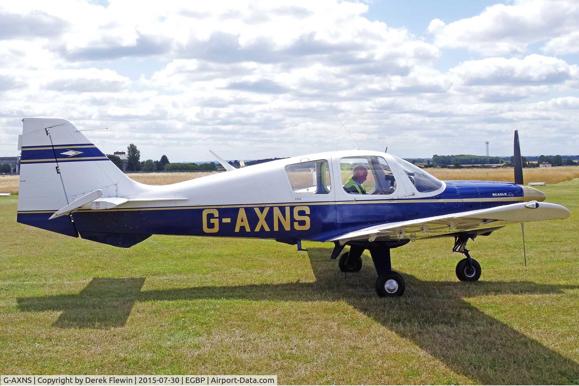 G-AXNS, 1969 Beagle B-121 Pup Series 2 (Pup 150) C/N B121-110, Pup, Gamston based, previously G-25-110, seen parked up.