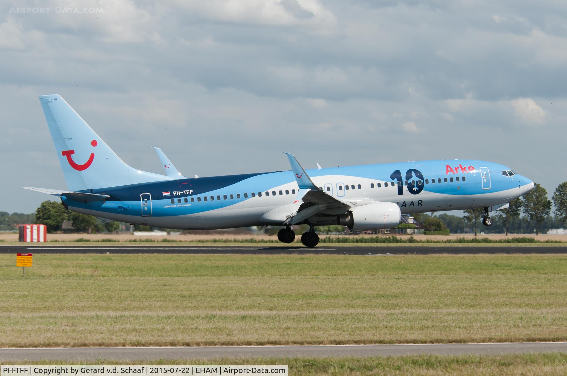 PH-TFF, 2007 Boeing 737-86N C/N 35220, Schiphol, July 2015