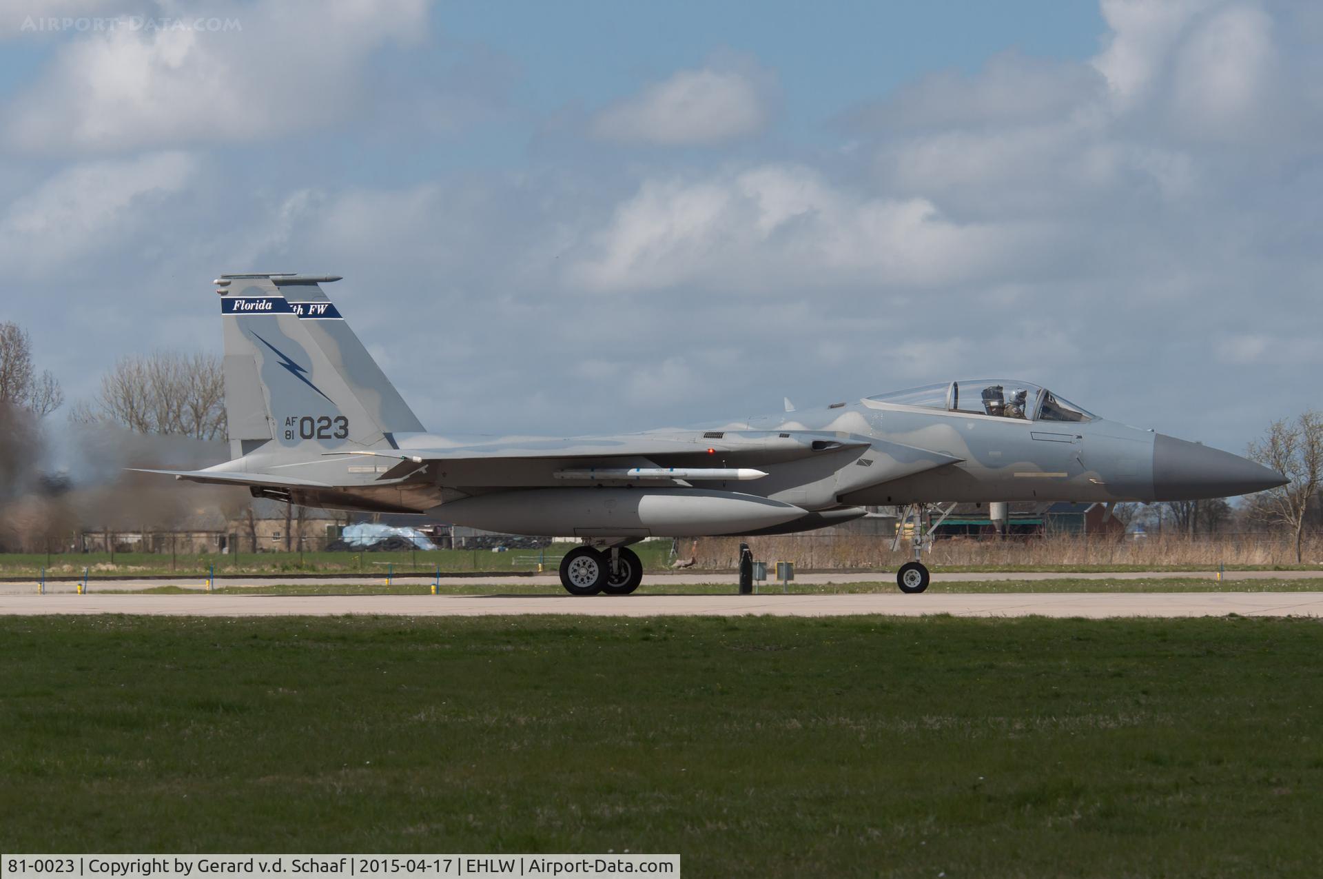81-0023, 1981 McDonnell Douglas F-15C Eagle C/N 0740/C206, Leeuwarden, April 2015