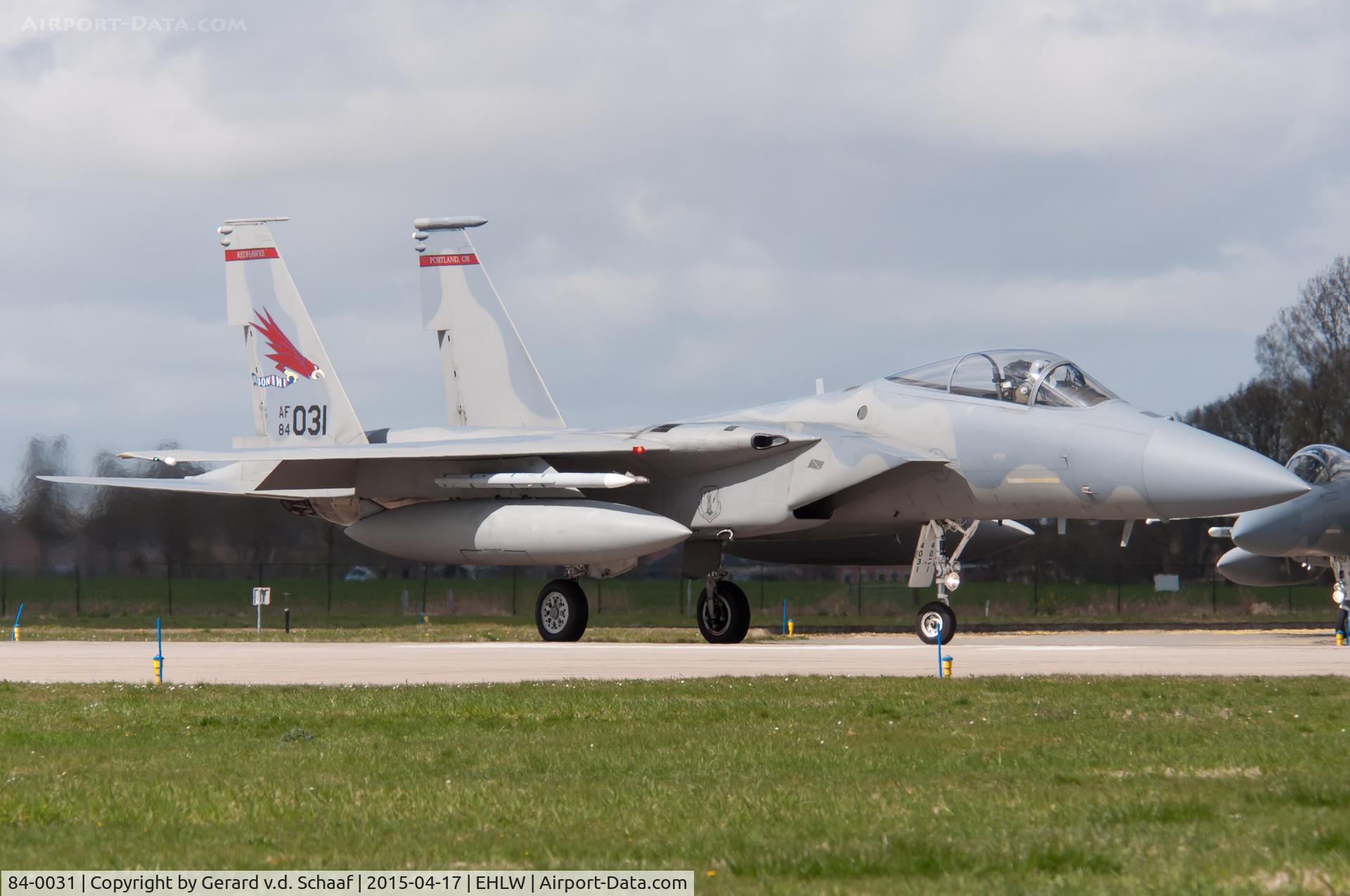 84-0031, 1984 McDonnell Douglas F-15C Eagle C/N 0943/C334, Leeuwarden, April 2015