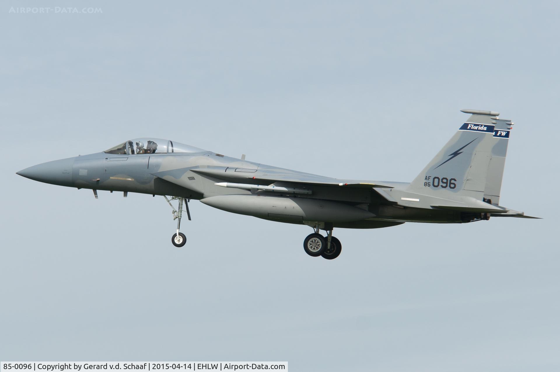 85-0096, 1985 McDonnell Douglas F-15C Eagle C/N 0948/C338, Leeuwarden, April 2015