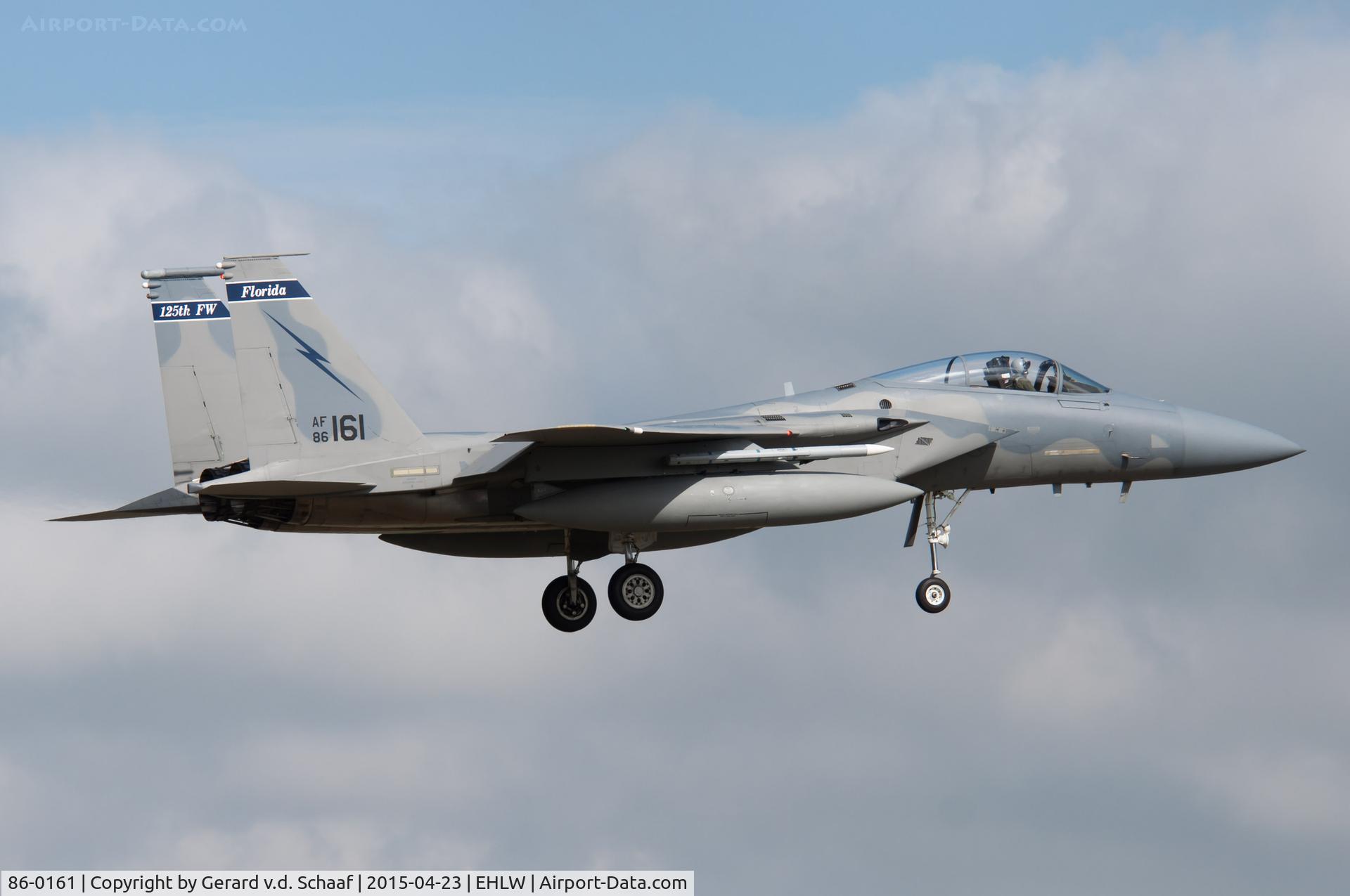 86-0161, 1986 McDonnell Douglas F-15C Eagle C/N 1008/C389, Leeuwarden, April 2015