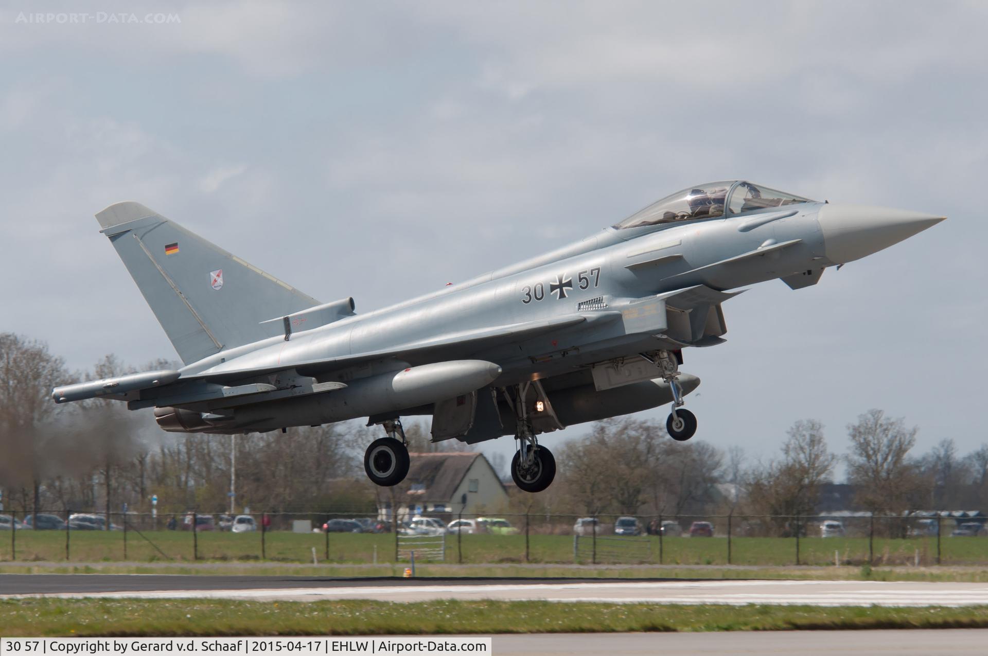 30 57, Eurofighter EF-2000 Typhoon C/N GS041, Leeuwarden, April 2015