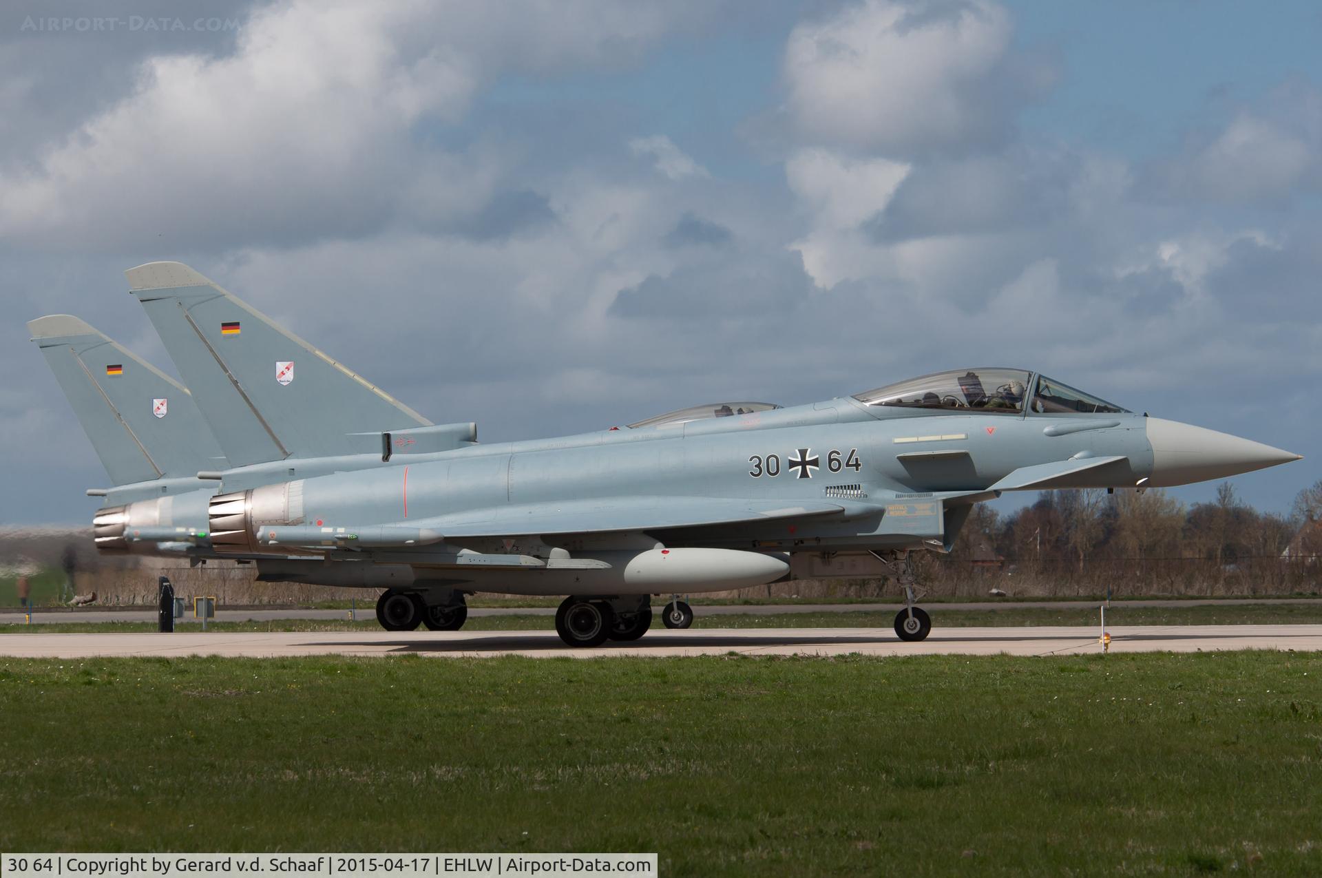 30 64, Eurofighter EF-2000 Typhoon S C/N GS047, Leeuwarden, April 2015
