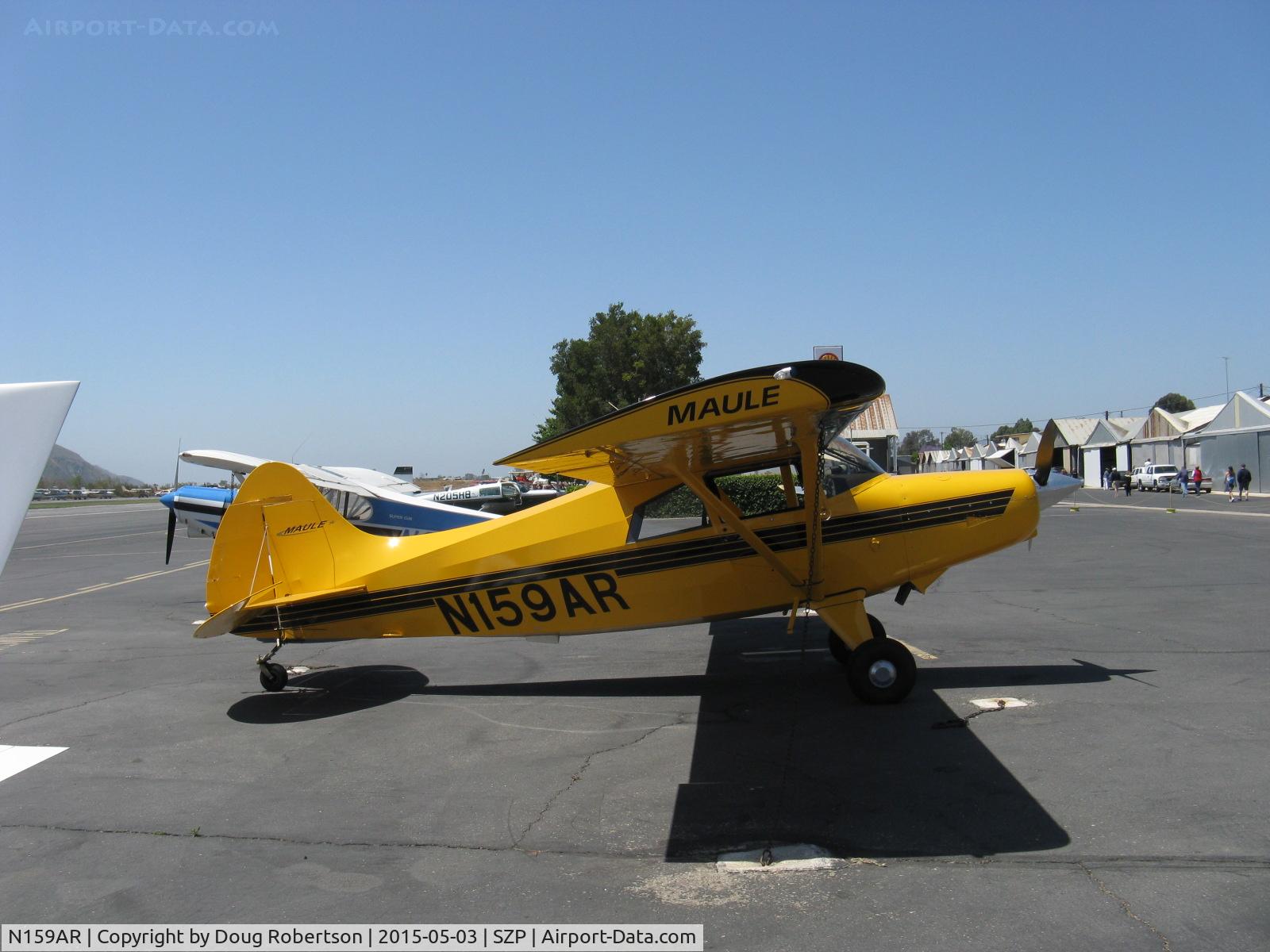 N159AR, 2007 Maule M-4-180V C/N 47013T, 2007 Maule M-4-180V, Lycoming O-360-C1F 180 Hp, Hartzell CS prop version, wing Micro vortex generators, beautifully-kept  airplane on transient line