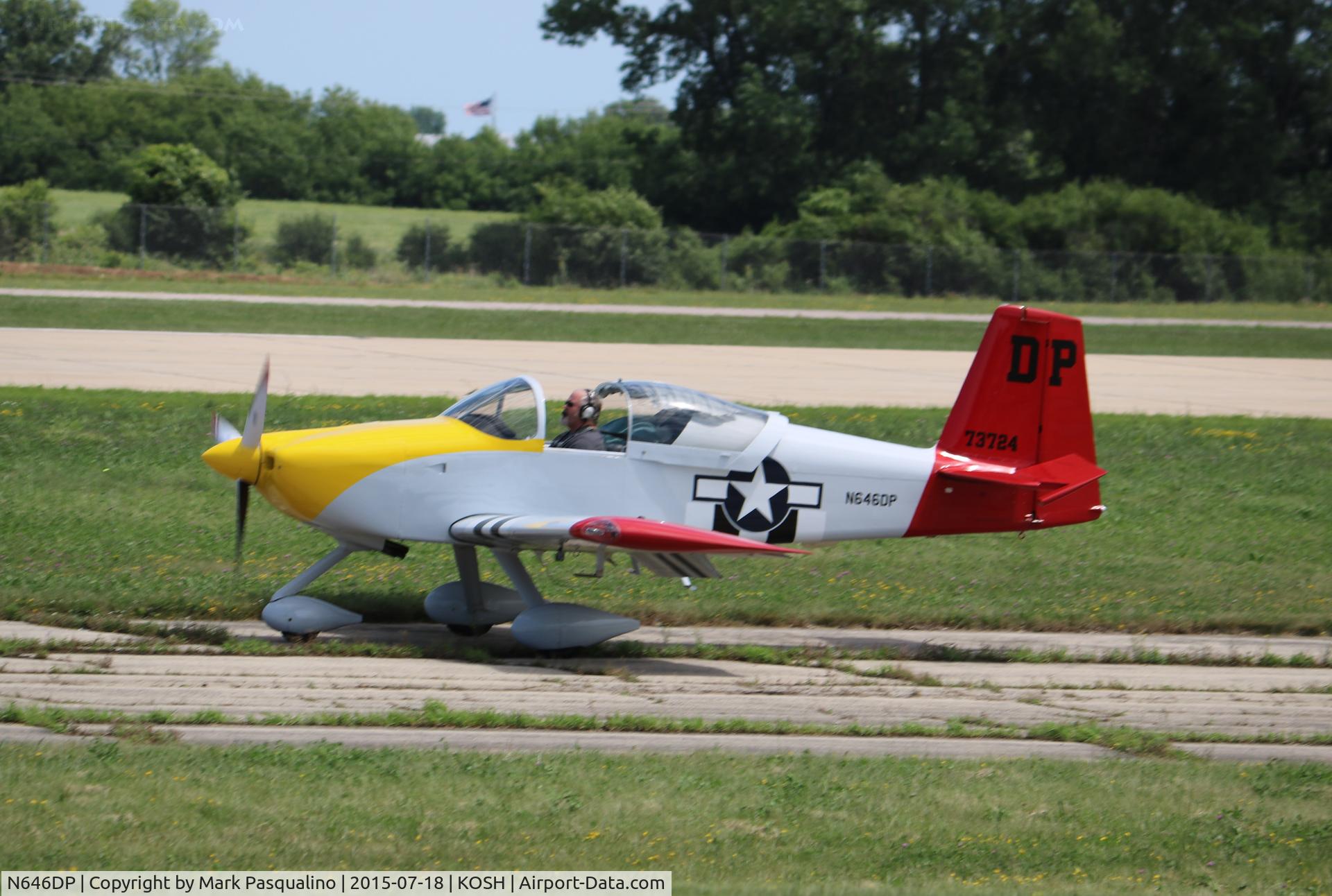 N646DP, Vans RV-7A C/N 73724, Vans RV-7A