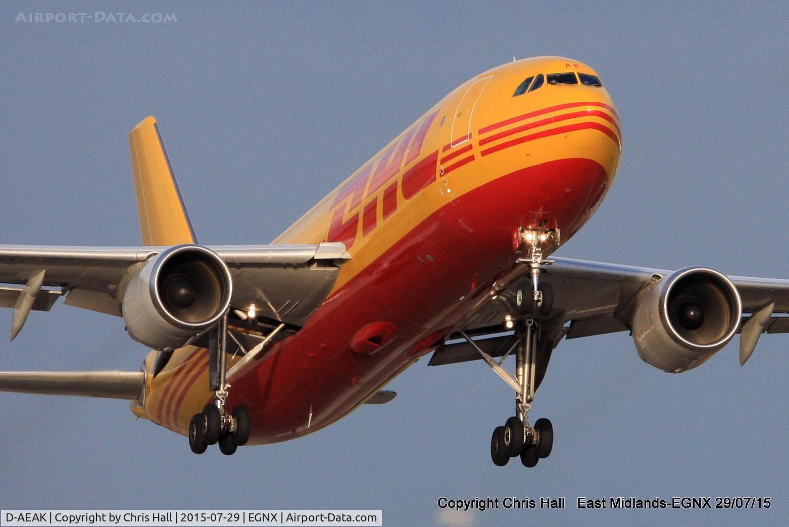 D-AEAK, 1992 Airbus A300B4-622R(F) C/N 670, DHL