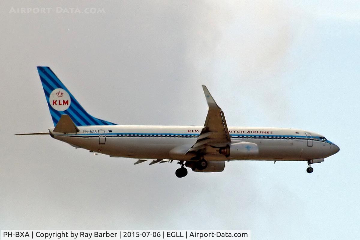 PH-BXA, 1998 Boeing 737-8K2 C/N 29131, Boeing 737-8K2 [29131] (KLM Royal Dutch Airlines) Home~G 06/07/2015. On approach 27L.