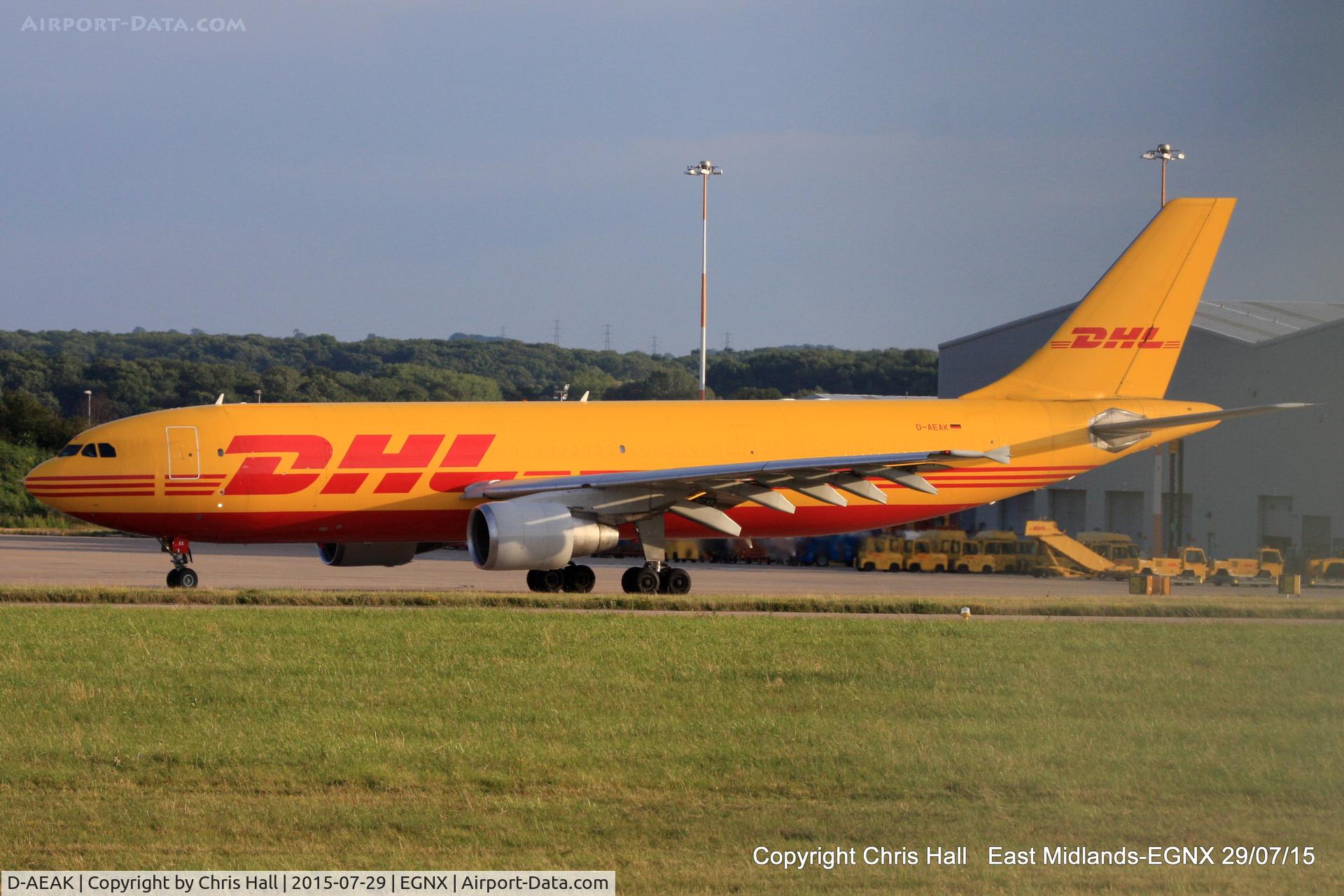 D-AEAK, 1992 Airbus A300B4-622R(F) C/N 670, DHL