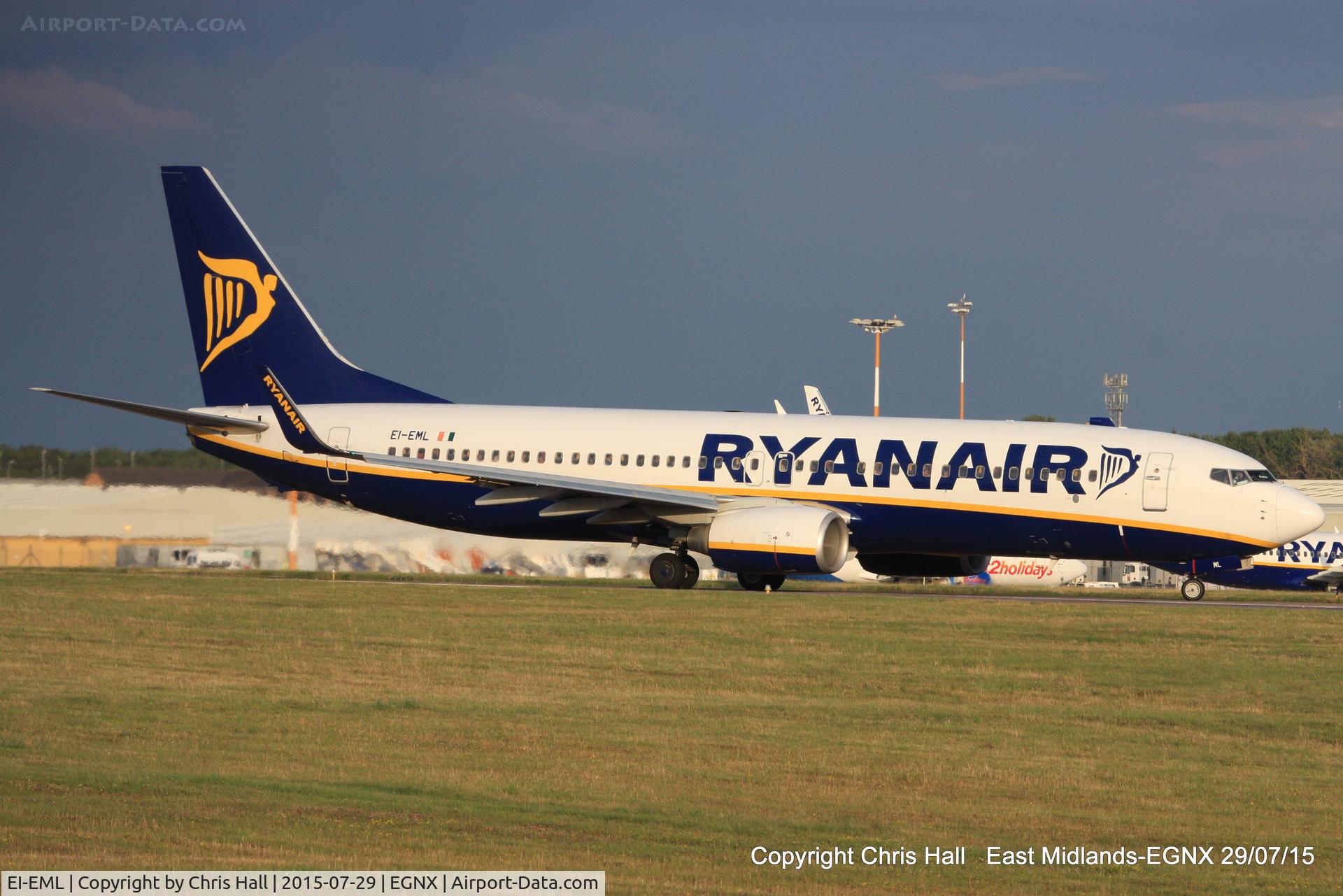 EI-EML, 2010 Boeing 737-8AS C/N 38513, Ryanair