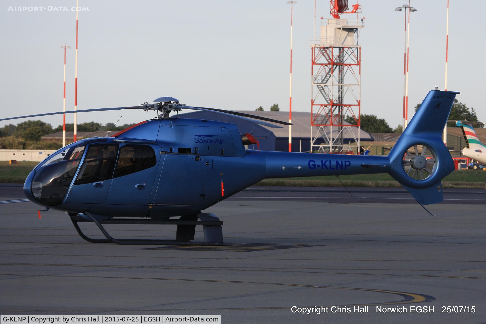 G-KLNP, 2007 Eurocopter EC-120B Colibri C/N 1492, Saxonair Charter Ltd