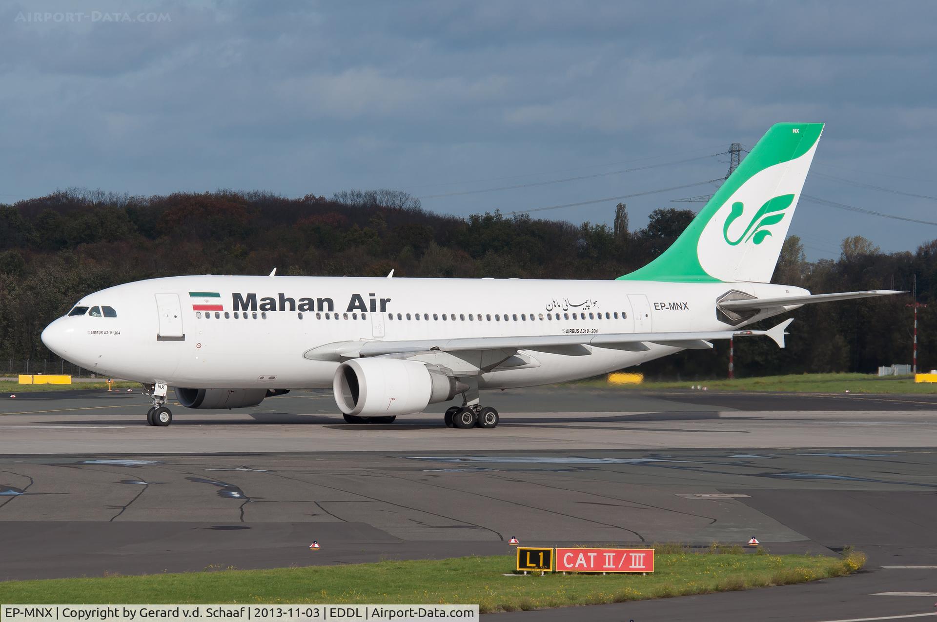 EP-MNX, 1991 Airbus A310-304/ET C/N 564, Düsseldorf, November 2013