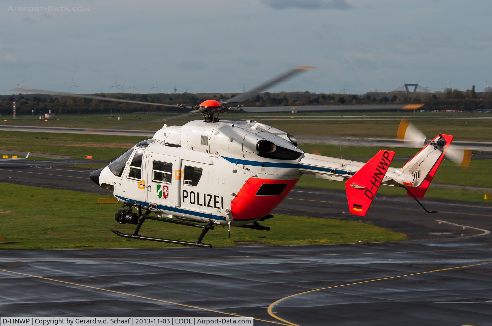 D-HNWP, Eurocopter-Kawasaki BK-117C-1 C/N 7553, Düsseldorf, November 2013