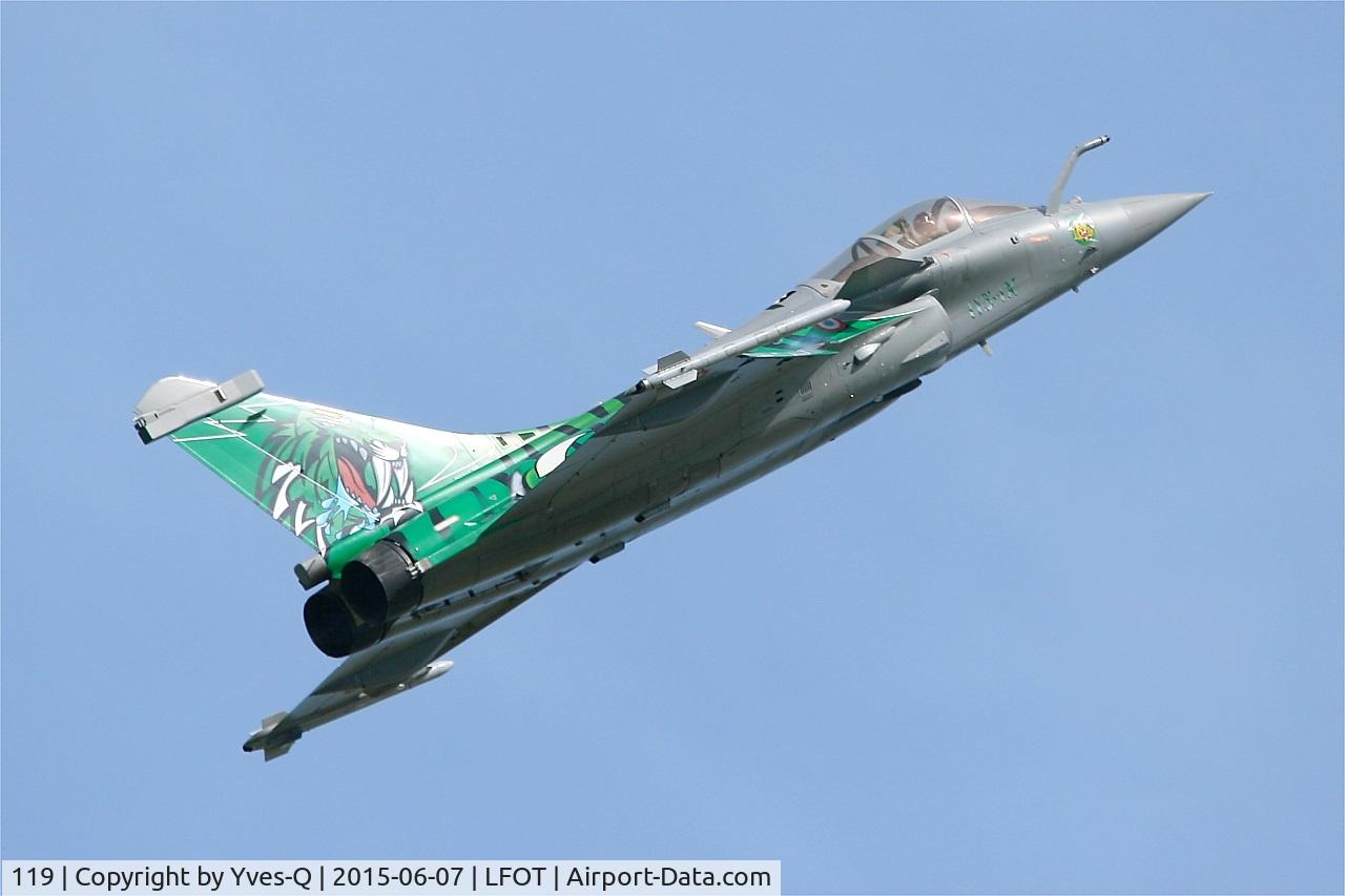119, 2010 Dassault Rafale C C/N 119, Dassault Rafale C, On display, Tours Air Base 705 (LFOT-TUF) Air show 2015