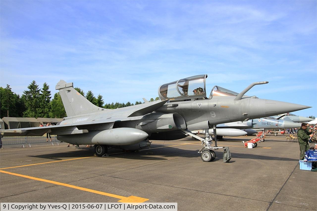9, Dassault Rafale M C/N 9, Dassault Rafale M, Static display, Tours Air Base 705 (LFOT-TUF) Air show 2015
