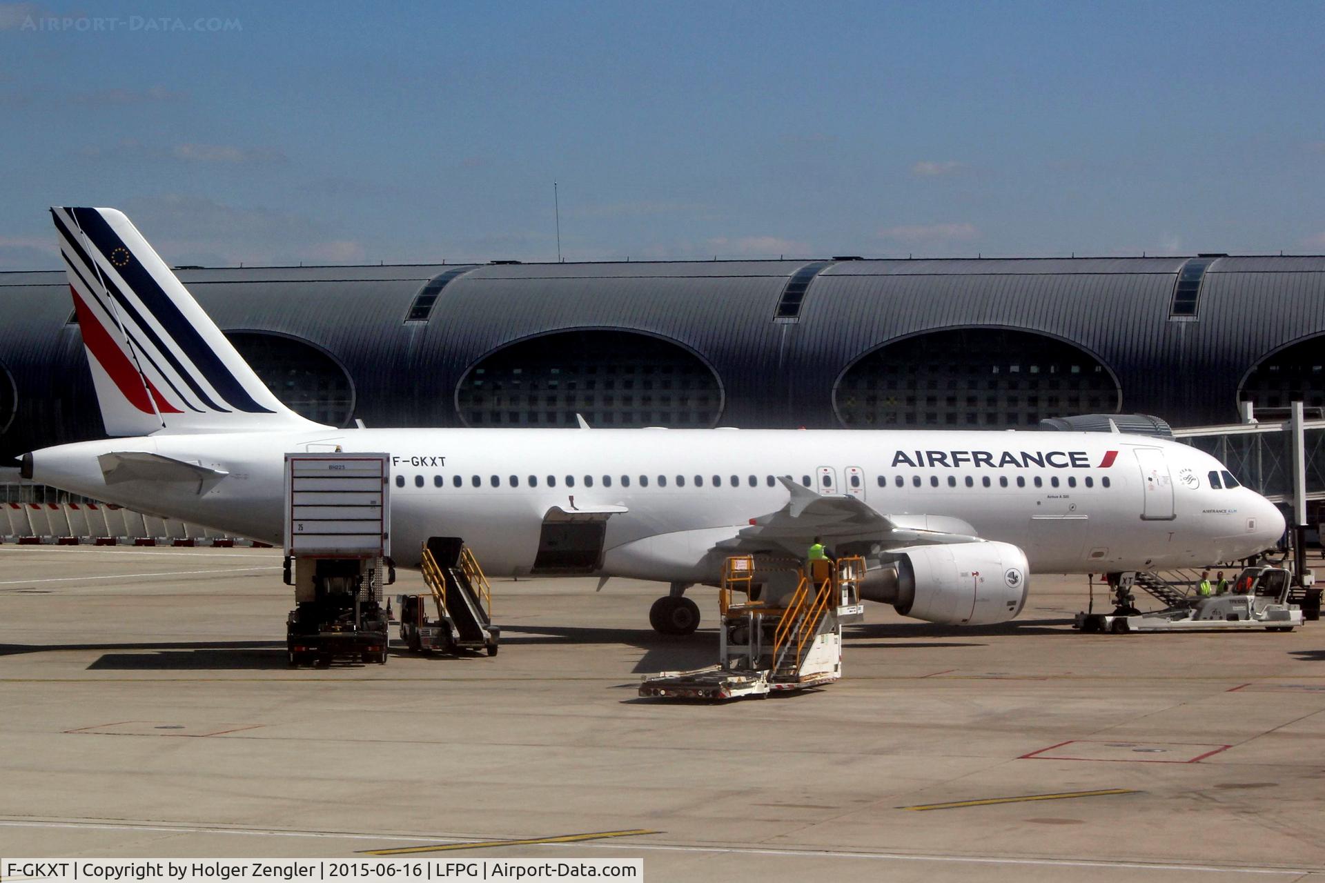 F-GKXT, 2009 Airbus A320-214 C/N 3859, Preparations for return flight are running...