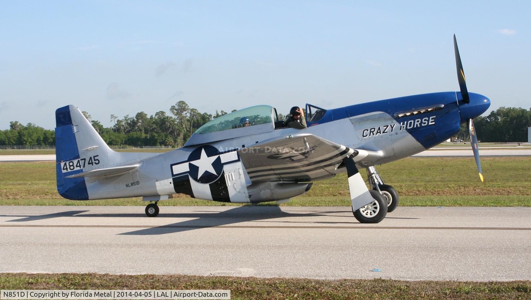 N851D, 1944 North American P-51D Mustang C/N 44-84745, Crazy Horse
