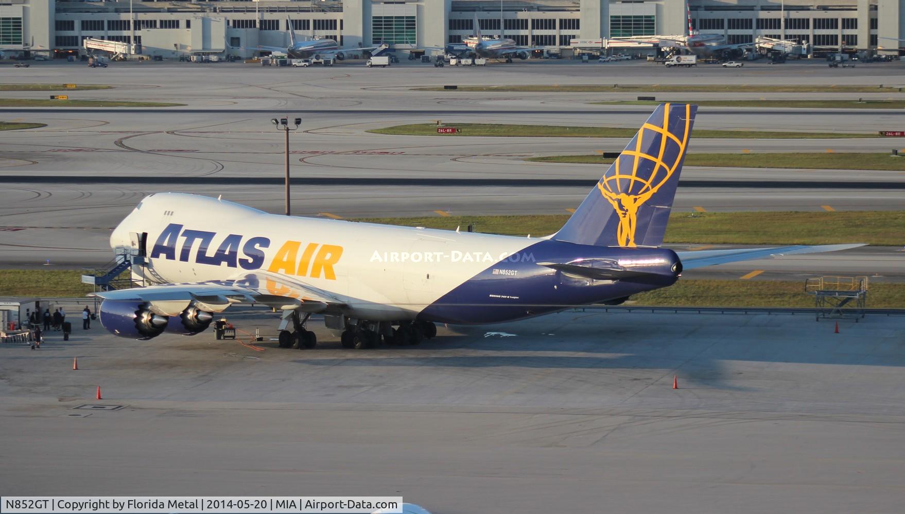 N852GT, 2012 Boeing 747-87UF C/N 37571, Atlas 747-800