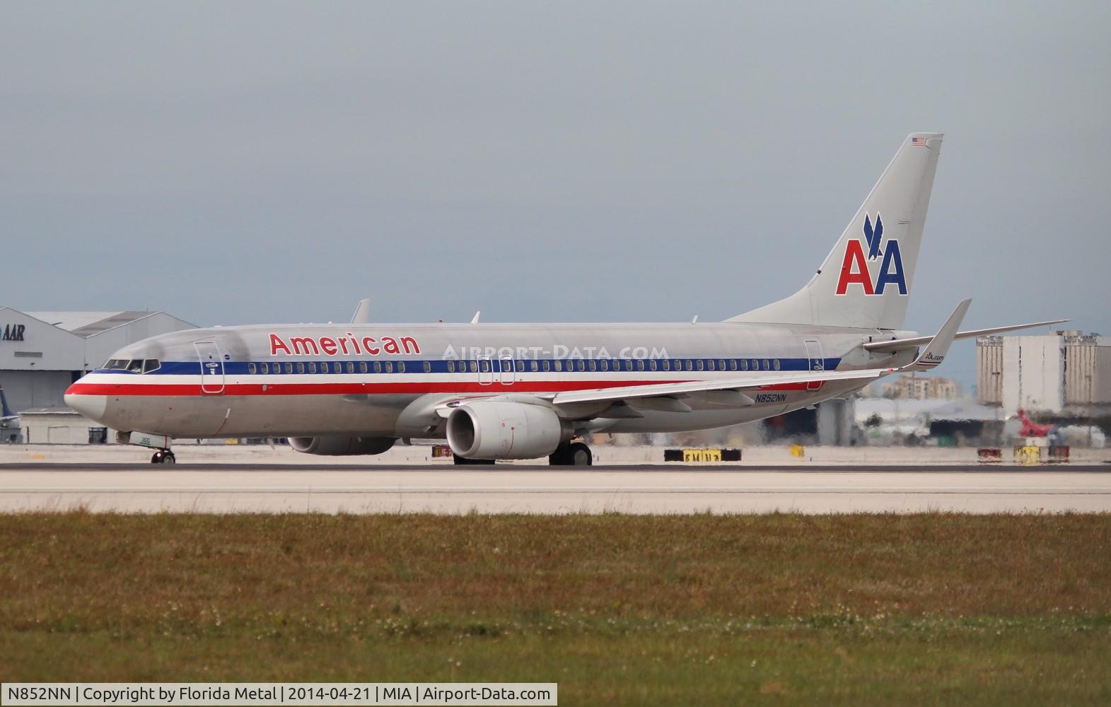 N852NN, 2010 Boeing 737-823 C/N 40581, American