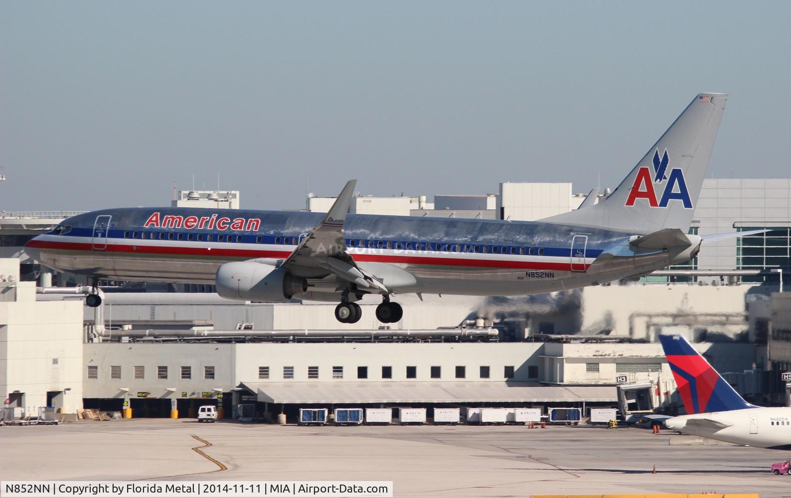 N852NN, 2010 Boeing 737-823 C/N 40581, American
