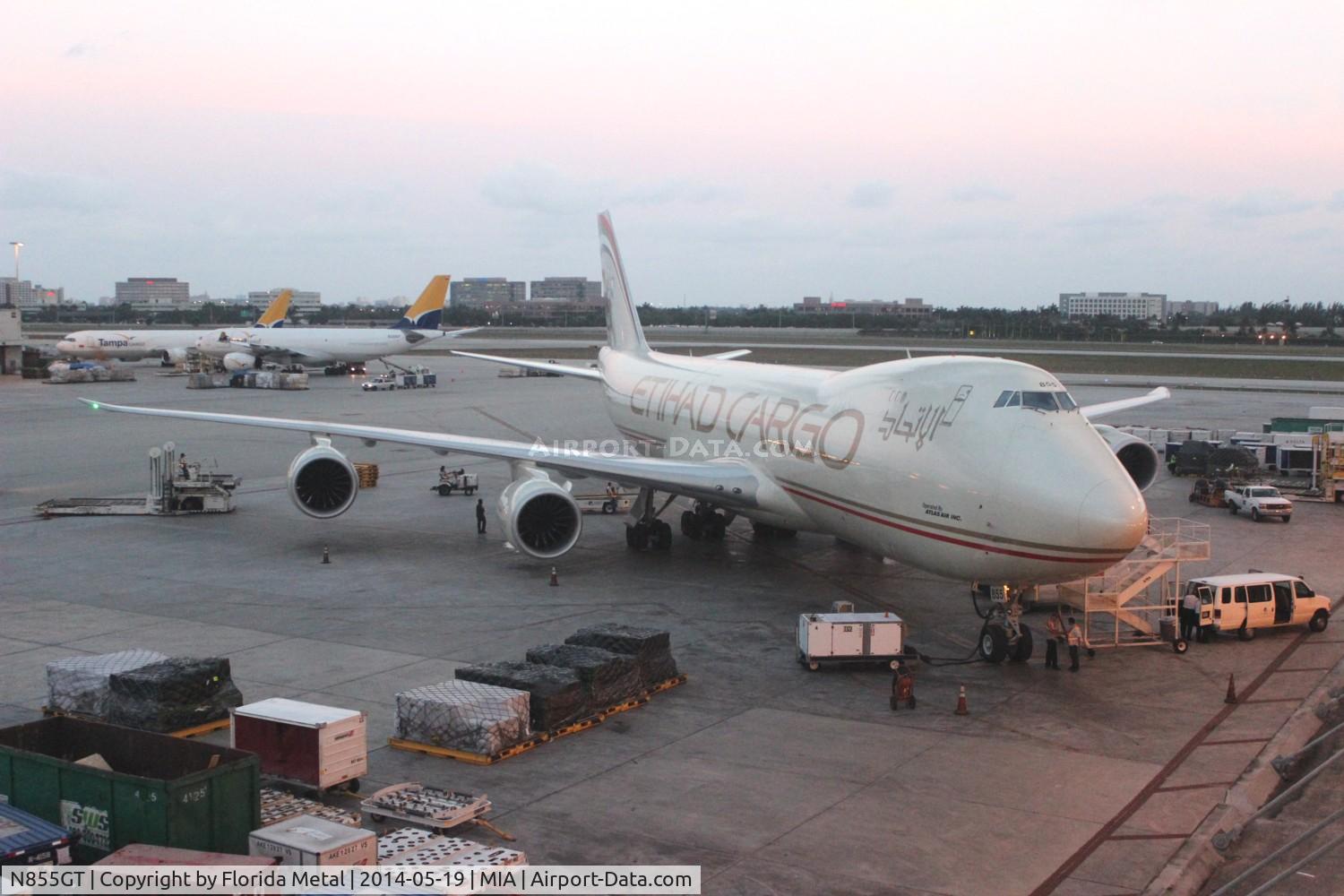 N855GT, 2013 Boeing 747-87UF C/N 37567, Etihad Crystal Cargo