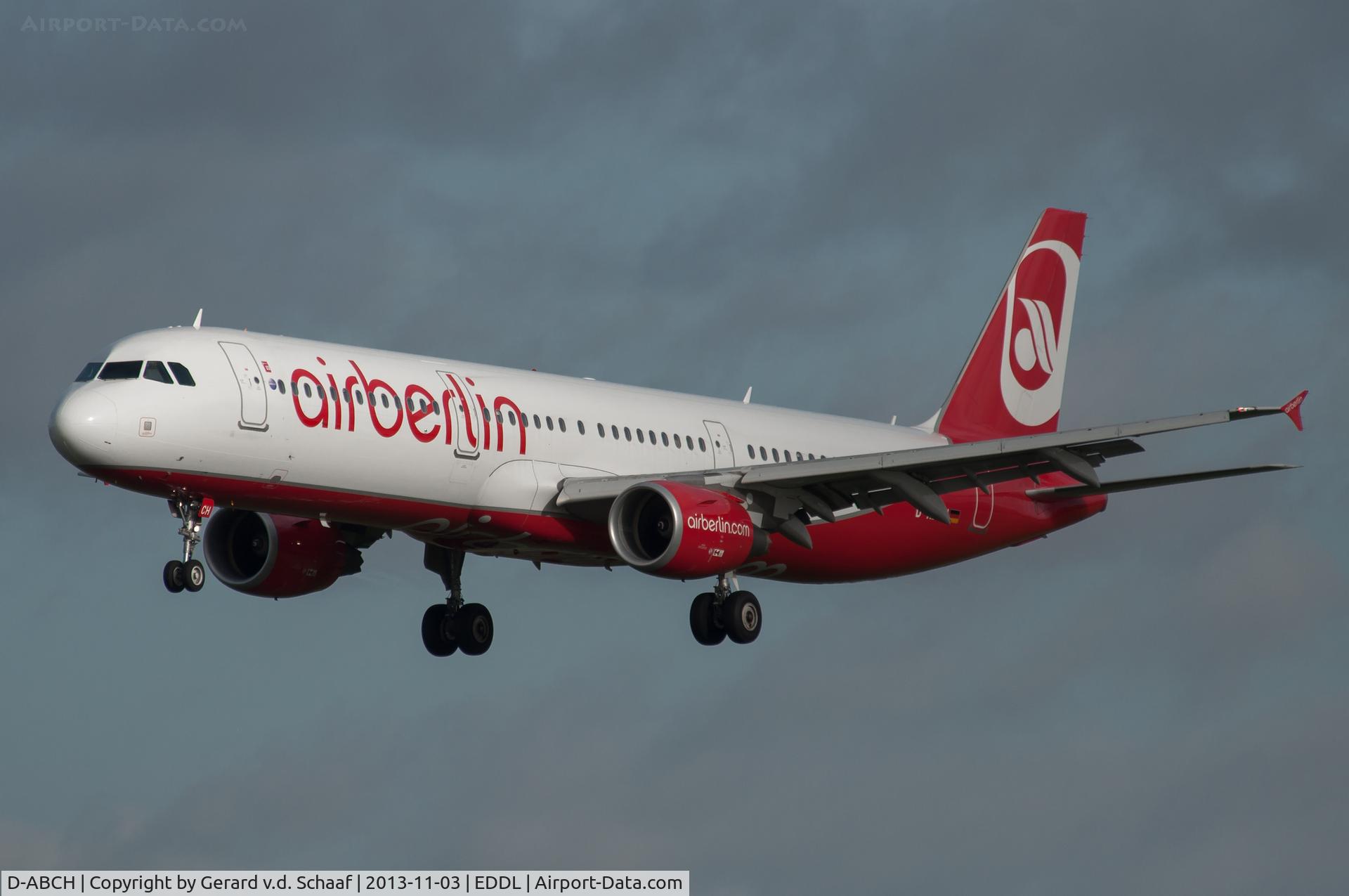 D-ABCH, 2011 Airbus A321-211 C/N 4728, Düsseldorf, November 2013