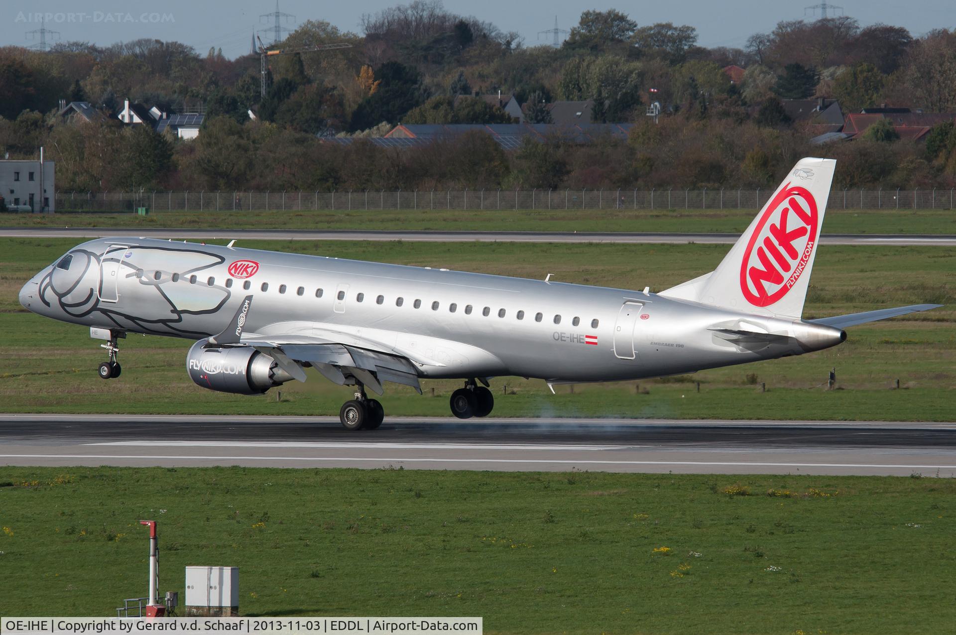 OE-IHE, 2010 Embraer 190LR (ERJ-190-100LR) C/N 19000387, Düsseldorf, November 2013