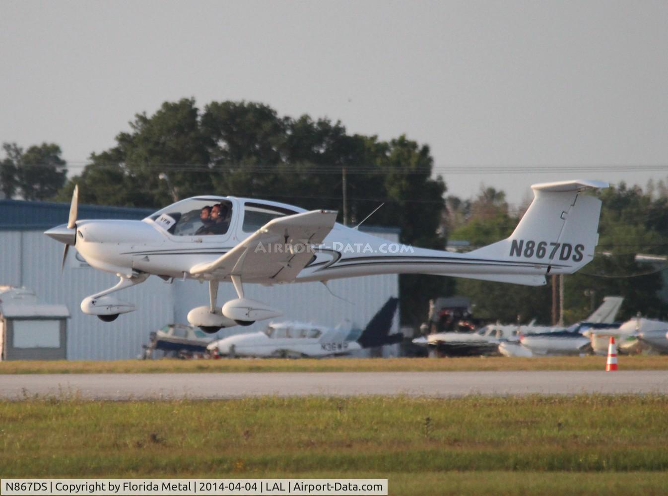 N867DS, 2007 Diamond DA-40 Diamond Star C/N 40.867, Diamond DA-40