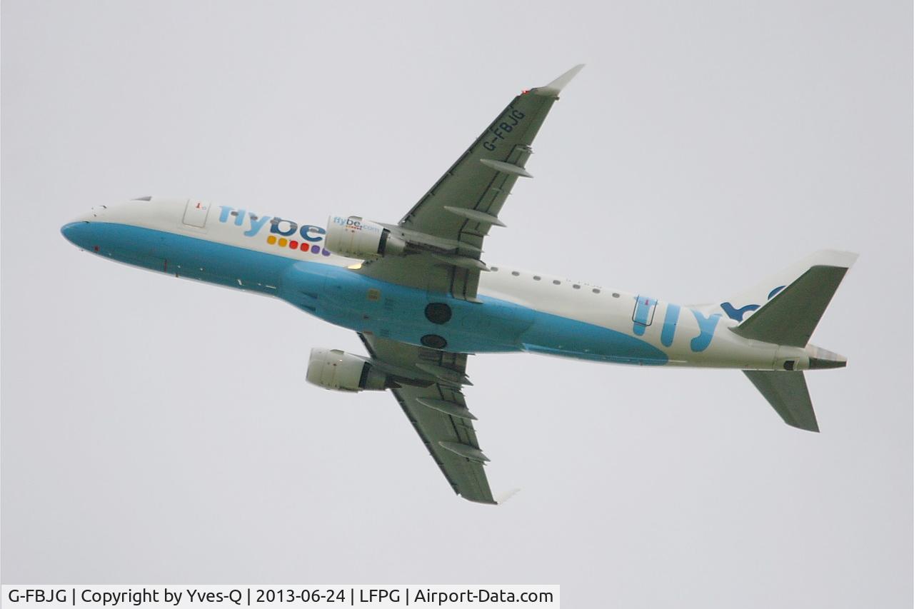 G-FBJG, 2012 Embraer 175STD (ERJ-170-200) C/N 17000344, Embraer ERJ-175STD, Take-off Rwy 27L, Roissy Charles De Gaulle Airport (LFPG-CDG)