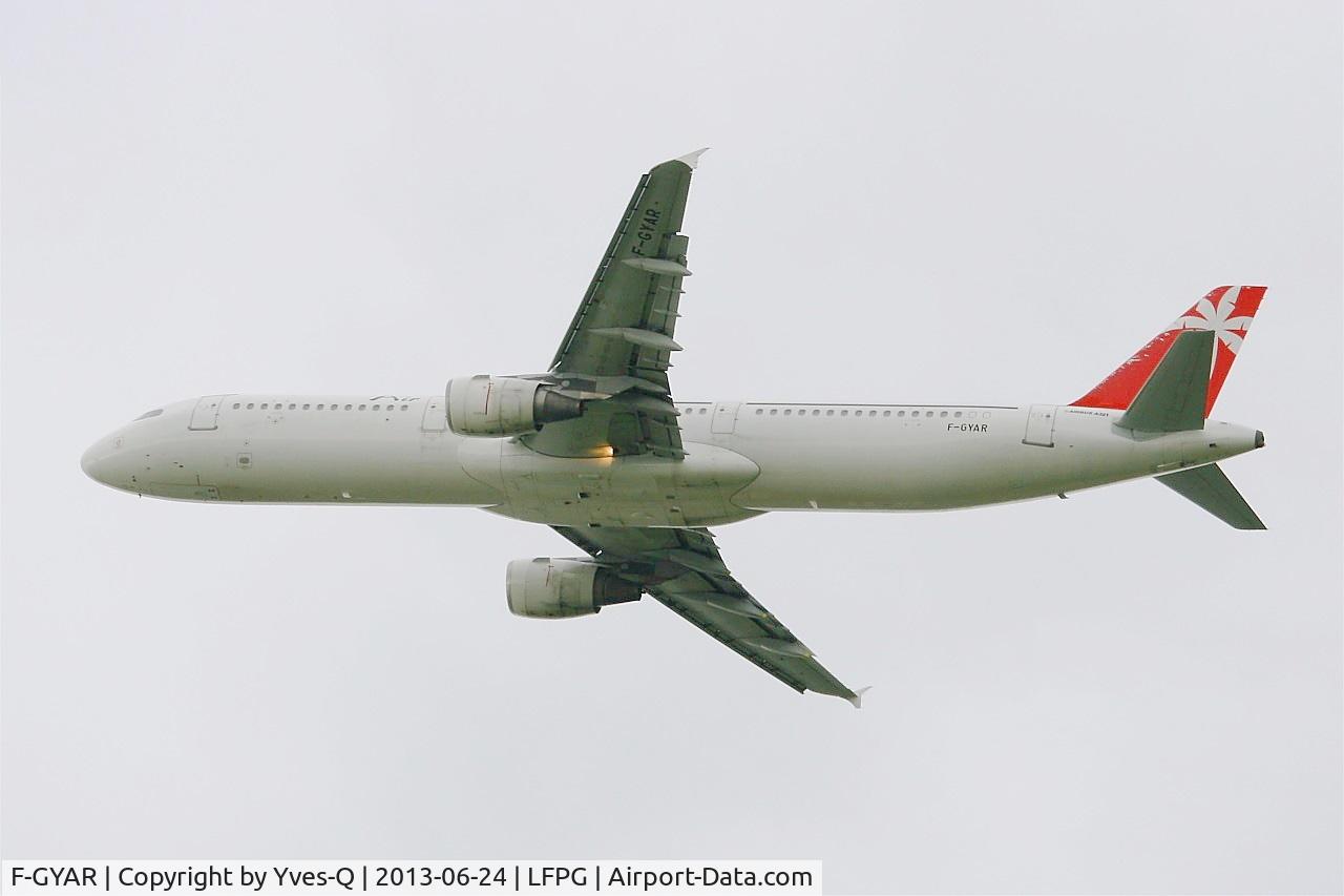 F-GYAR, 1995 Airbus A321-211 C/N 891, Airbus A321-211, Take-off Rwy 27L, Roissy Charles De Gaulle Airport (LFPG-CDG)