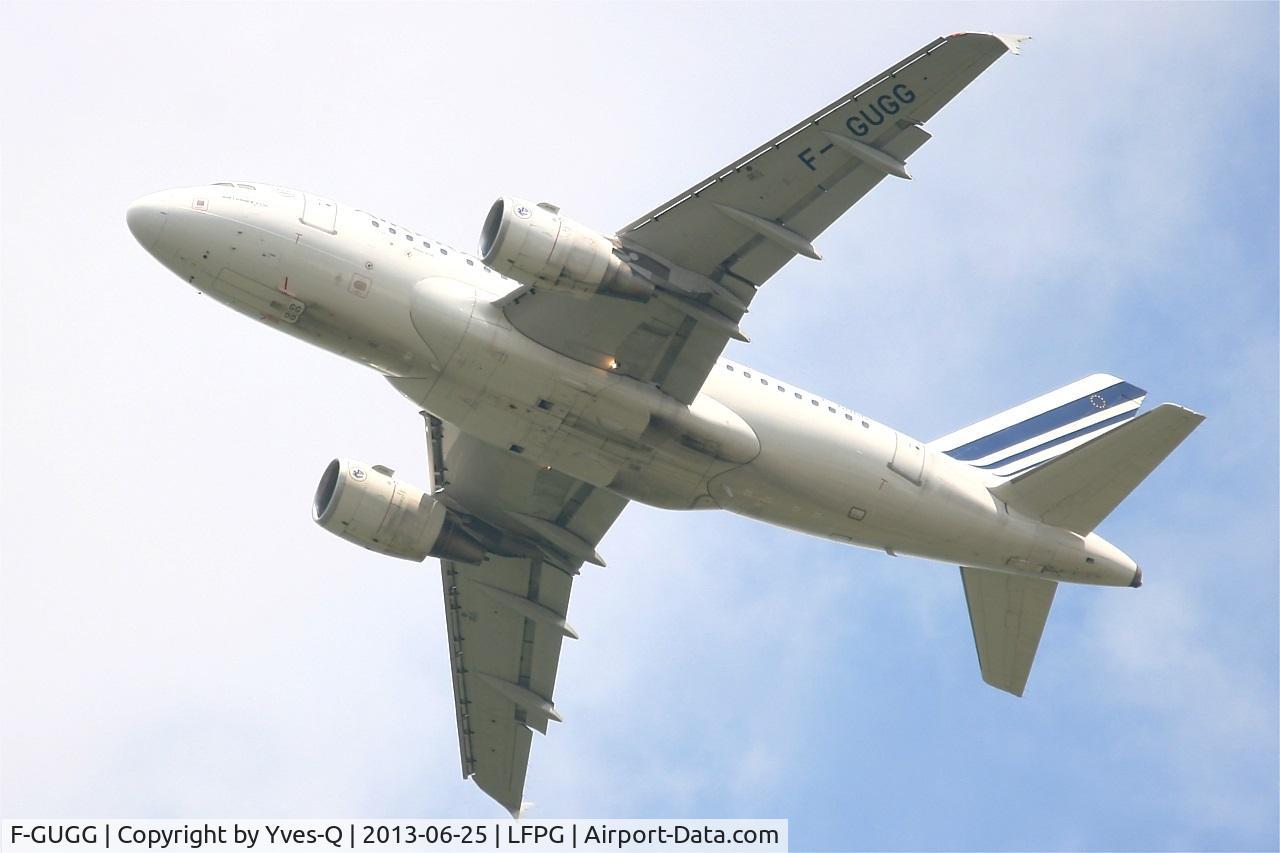 F-GUGG, 2004 Airbus A318-111 C/N 2317, Airbus A318-111, Take-off Rwy 27L, Roissy Charles De Gaulle Airport (LFPG-CDG)
