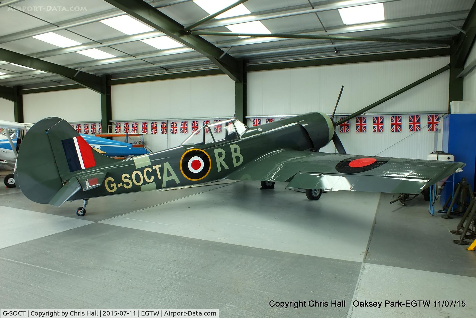 G-SOCT, 1984 Yakovlev Yak-50 C/N 842804, at Oaksey Park