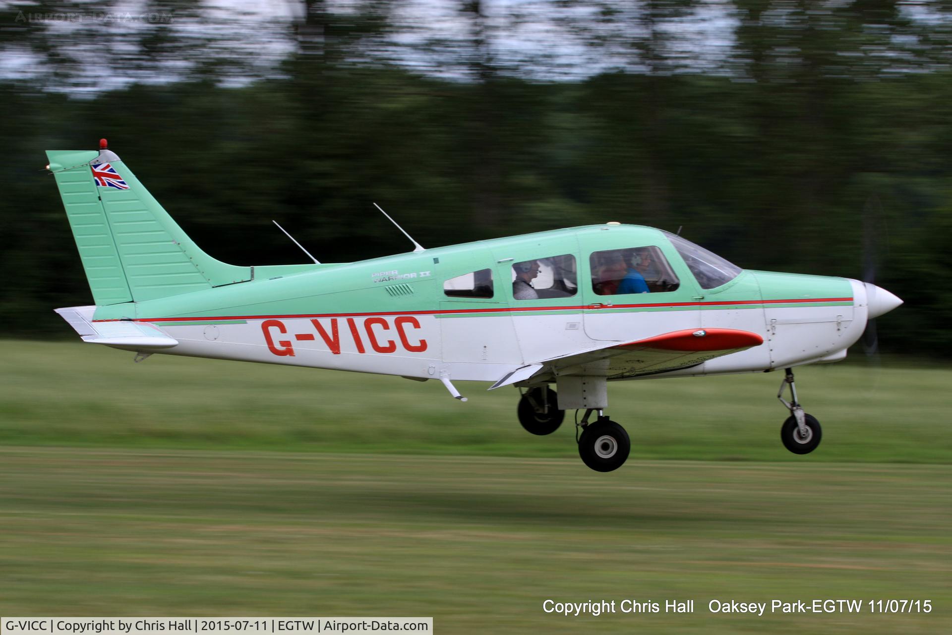 G-VICC, 1979 Piper PA-28-161 Cherokee Warrior II C/N 28-7916317, at Oaksey Park