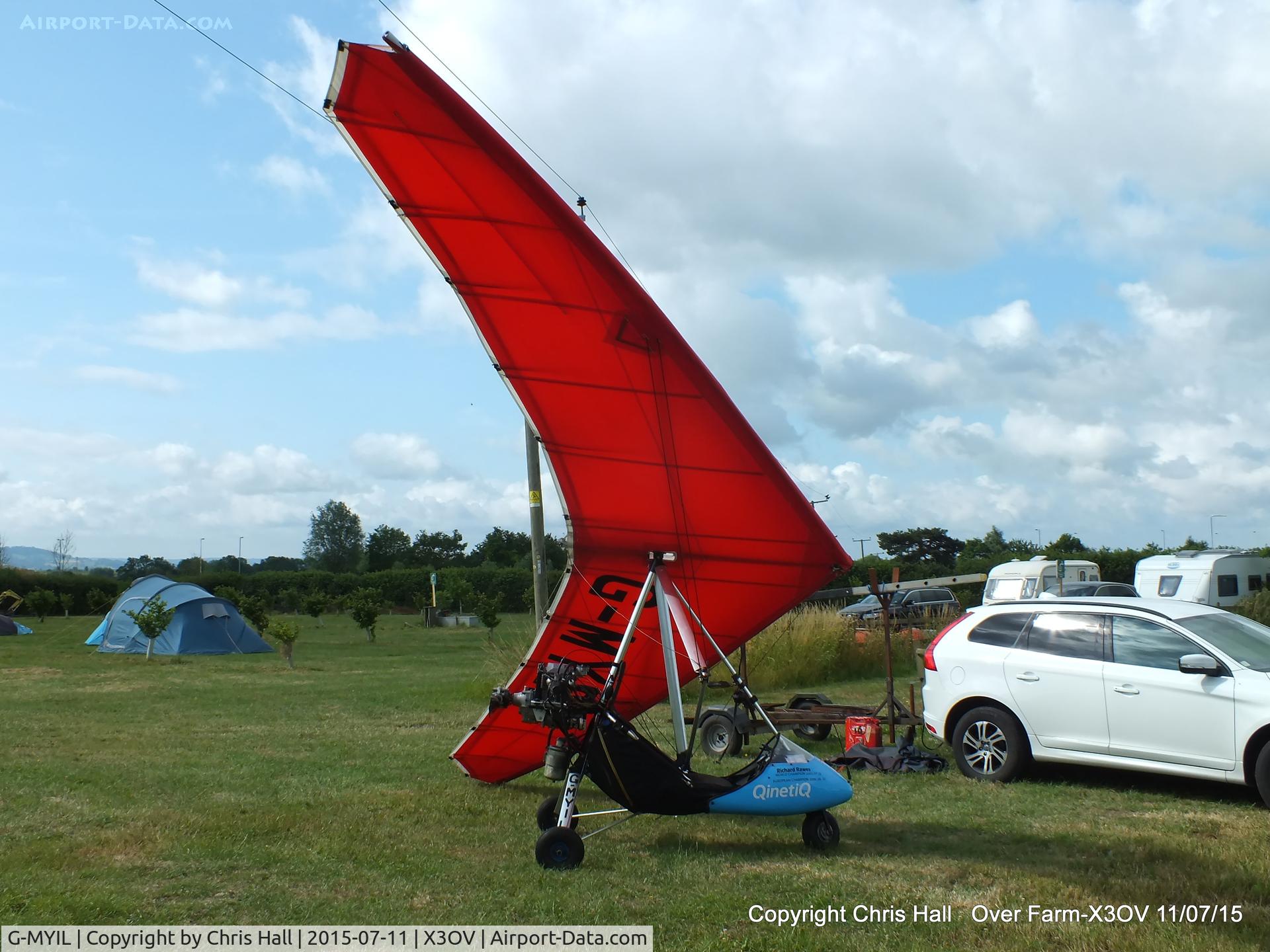 G-MYIL, 1993 Cyclone Airsports Chaser S 508 C/N CH849, at ‘Over Farm’, Gloucester