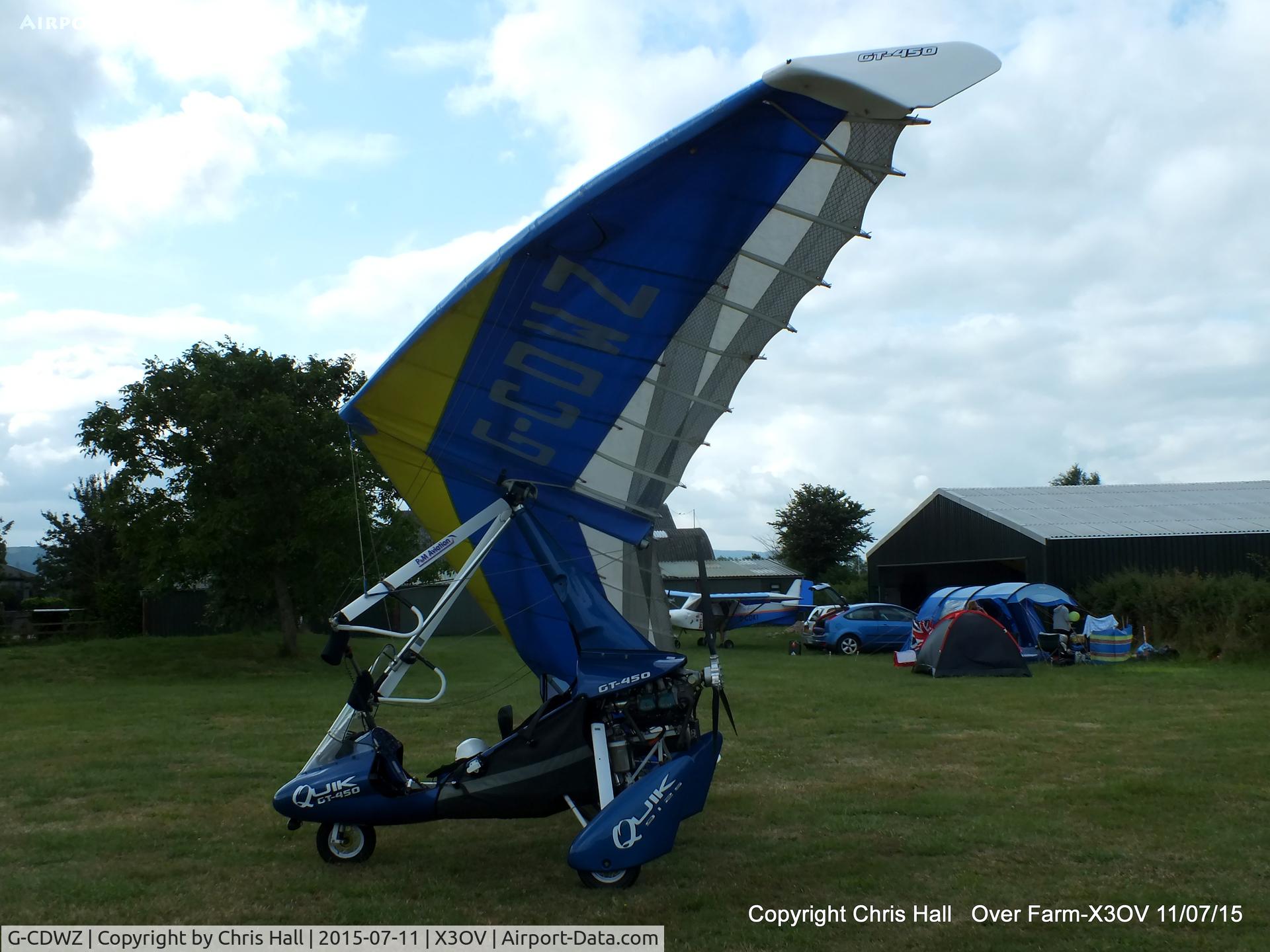 G-CDWZ, 2006 P&M Aviation Quik GT450 C/N 8154, at ‘Over Farm’, Gloucester