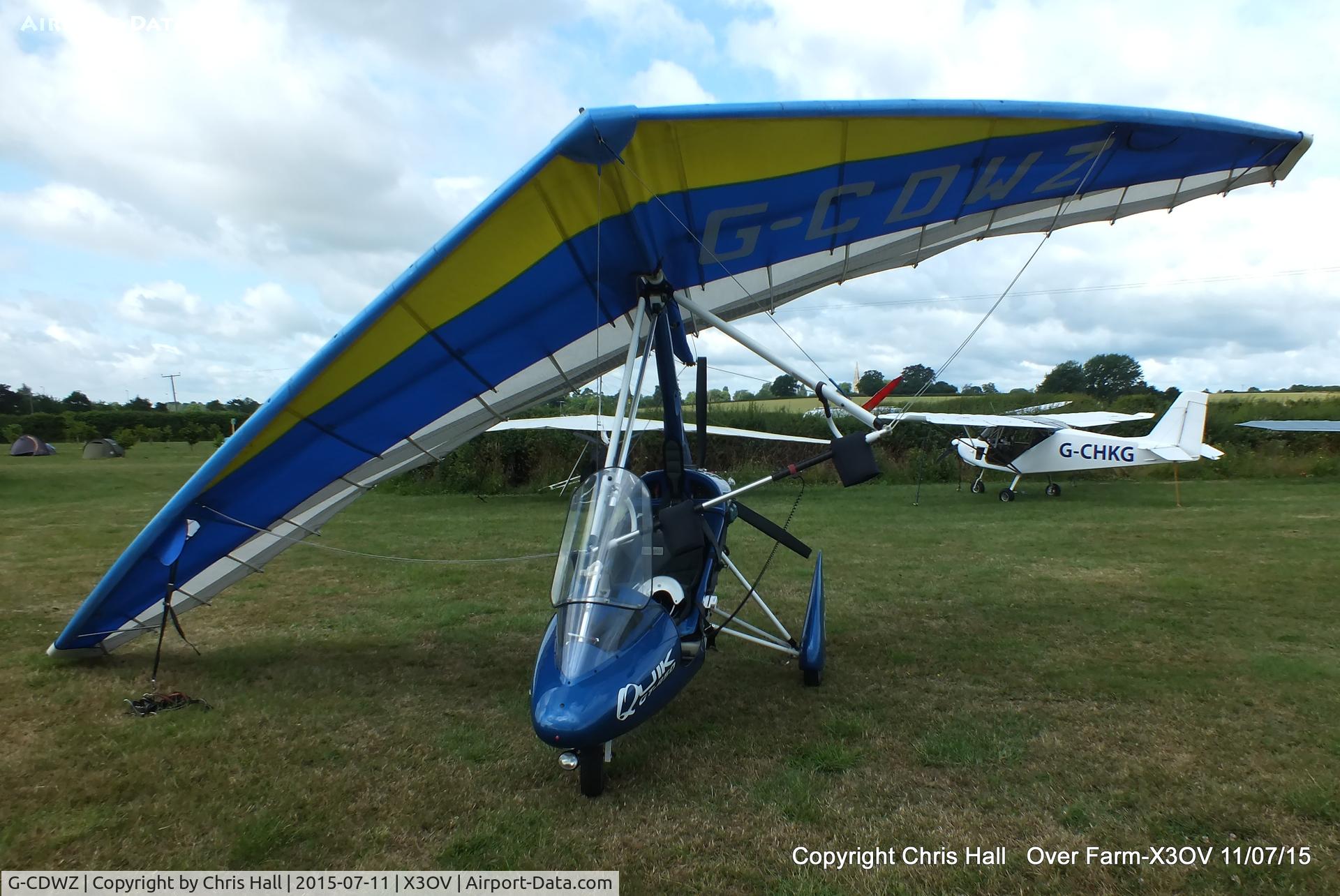 G-CDWZ, 2006 P&M Aviation Quik GT450 C/N 8154, at ‘Over Farm’, Gloucester