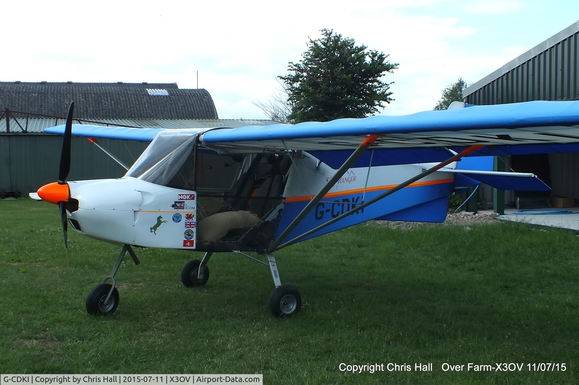 G-CDKI, 2005 Skyranger 912S(1) C/N BMAA/HB/434, at ‘Over Farm’, Gloucester