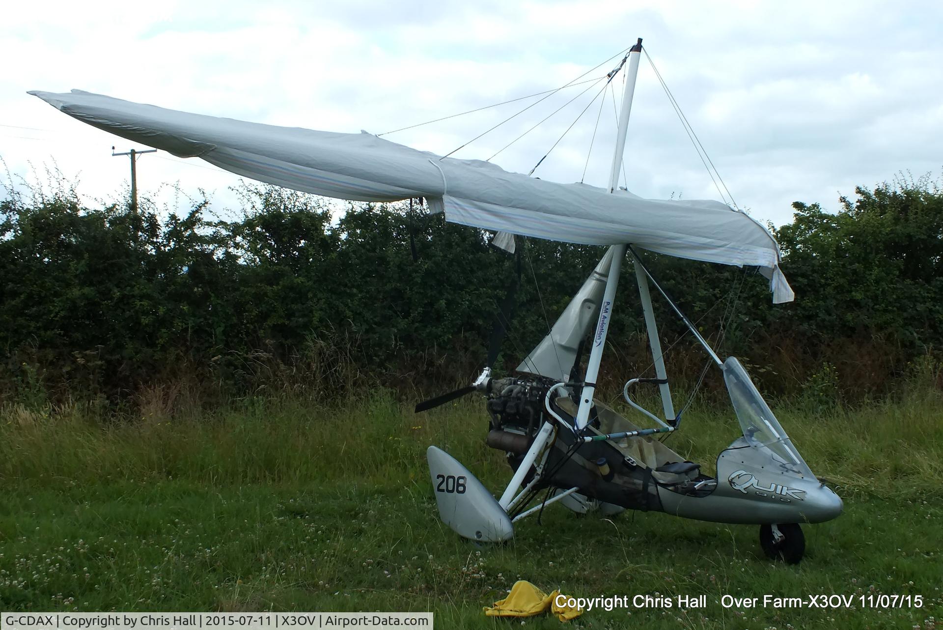 G-CDAX, 2004 Mainair Pegasus Quik C/N 8068, at ‘Over Farm’, Gloucester