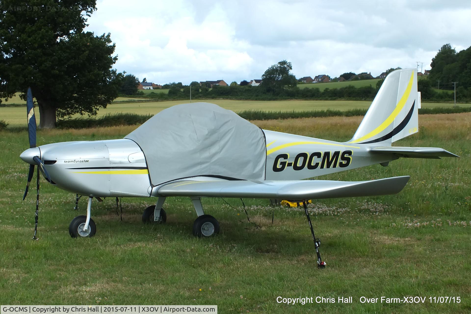 G-OCMS, 2010 Cosmik EV-97 TeamEurostar UK C/N 3718, at ‘Over Farm’, Gloucester