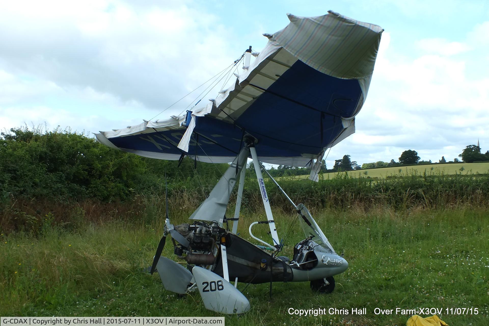 G-CDAX, 2004 Mainair Pegasus Quik C/N 8068, at ‘Over Farm’, Gloucester