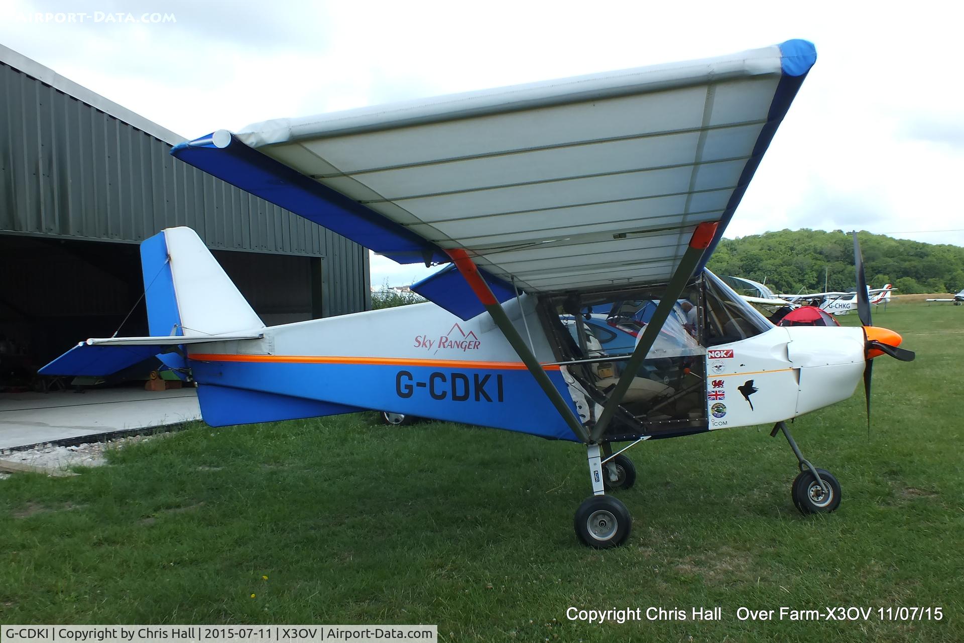 G-CDKI, 2005 Skyranger 912S(1) C/N BMAA/HB/434, at ‘Over Farm’, Gloucester